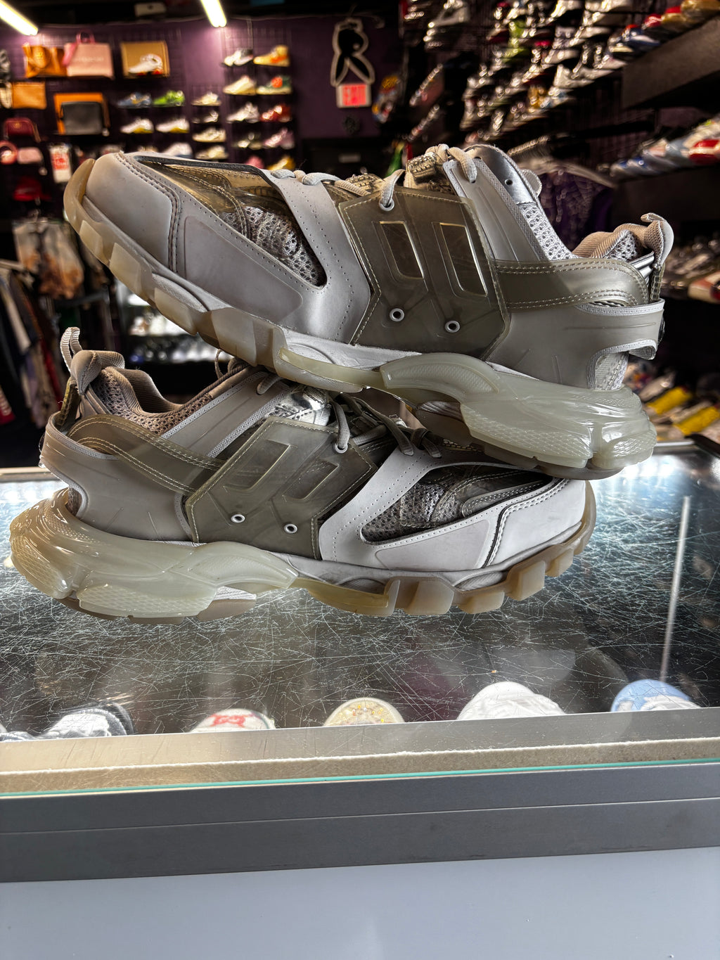 Balenciaga Track "clear sole Grey"