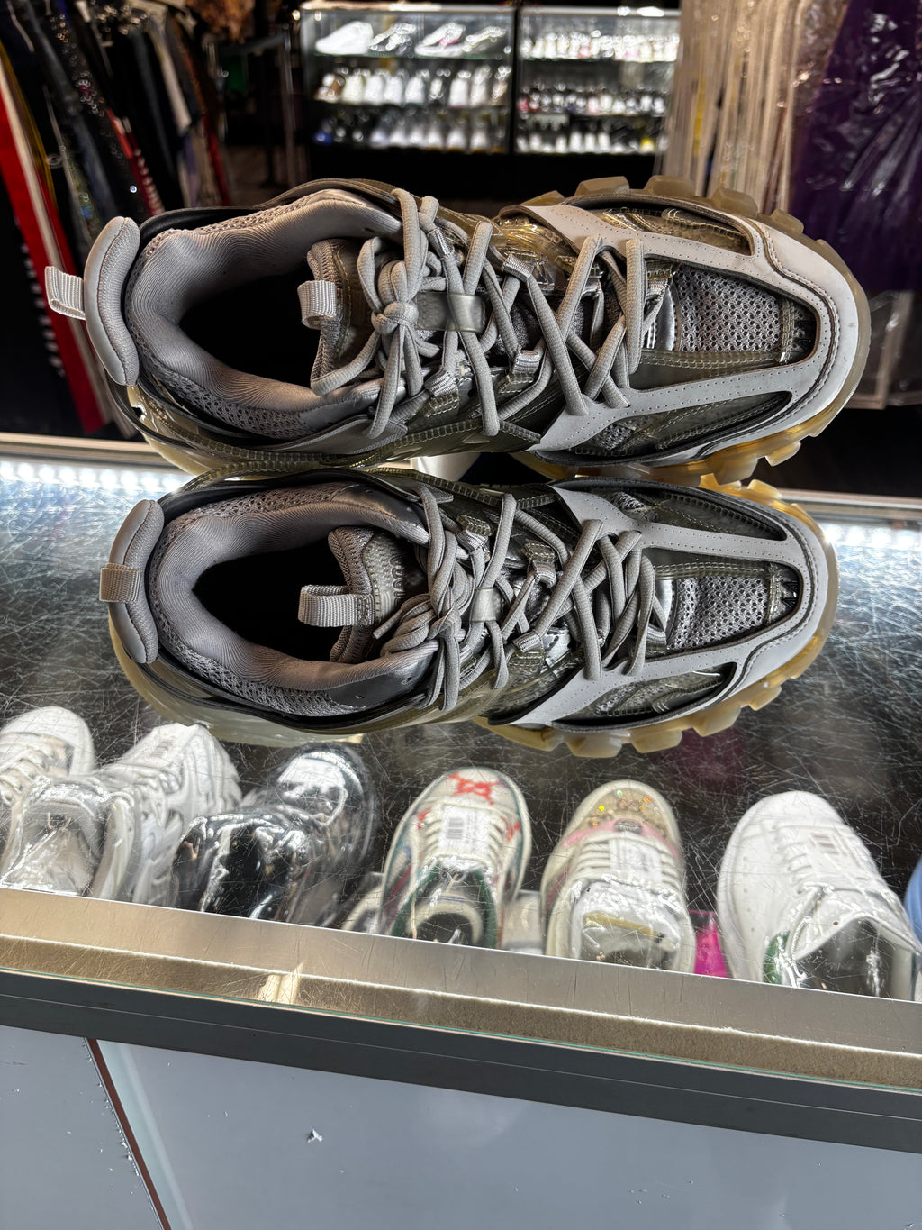 Balenciaga Track "clear sole Grey"
