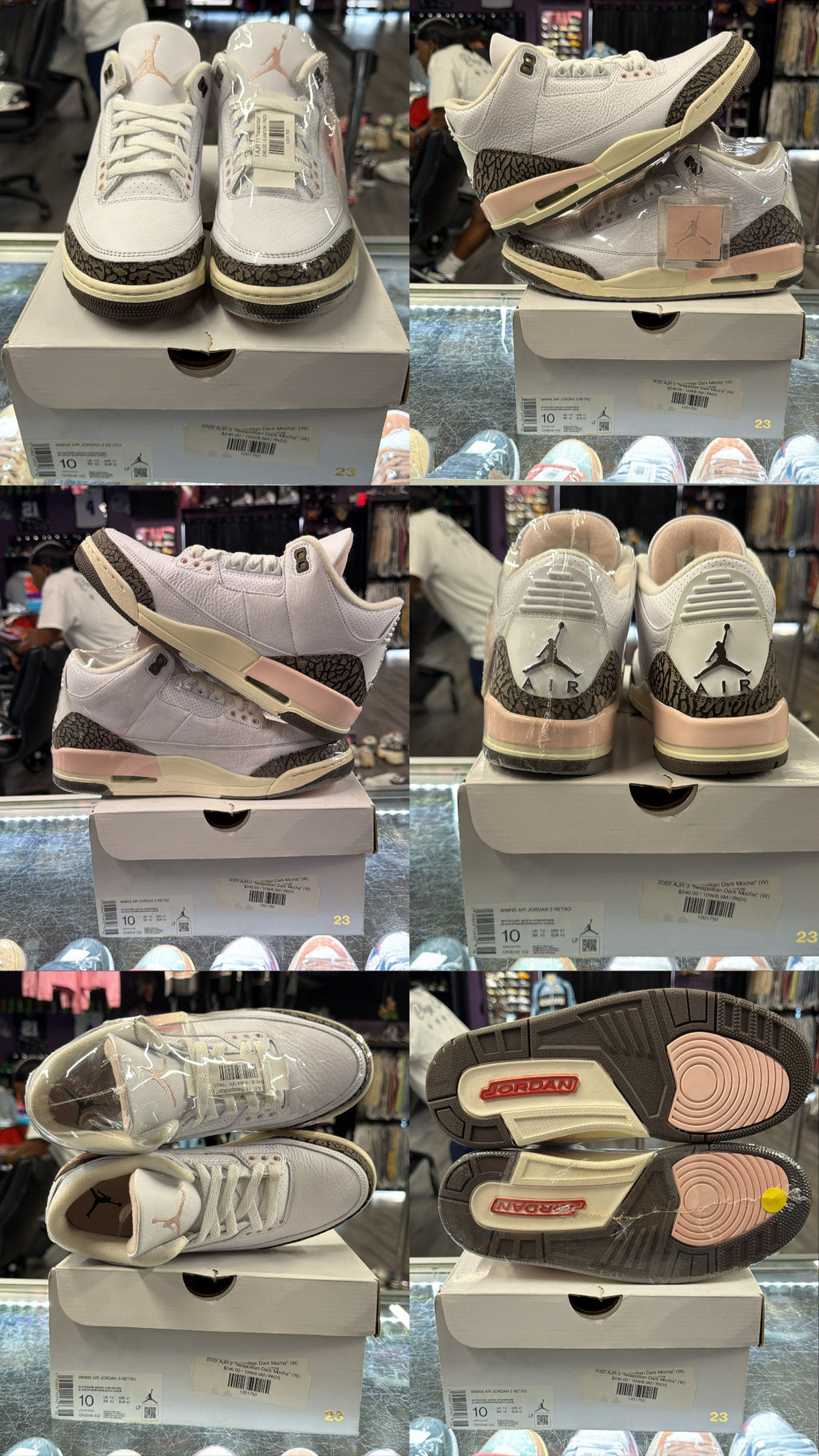 2022 Air Jordan Retro 3 "Neapolitan Dark Mocha" (W)