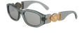 Versace Biggie Glasses Crystal "Grey"