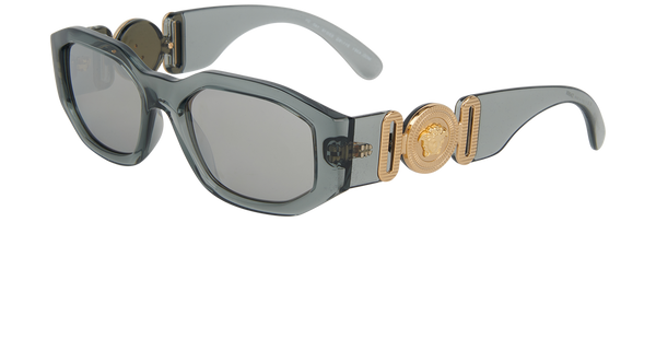 Versace Biggie Glasses Crystal "Grey"