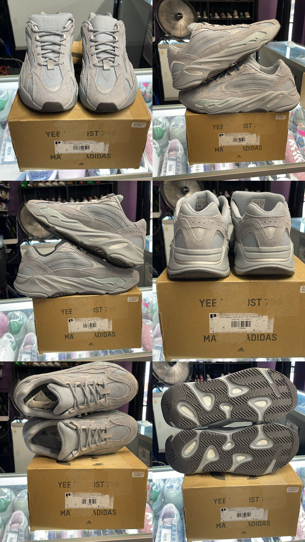 2019 Adidas Yeezy Boost 700 "Hospital Blue"