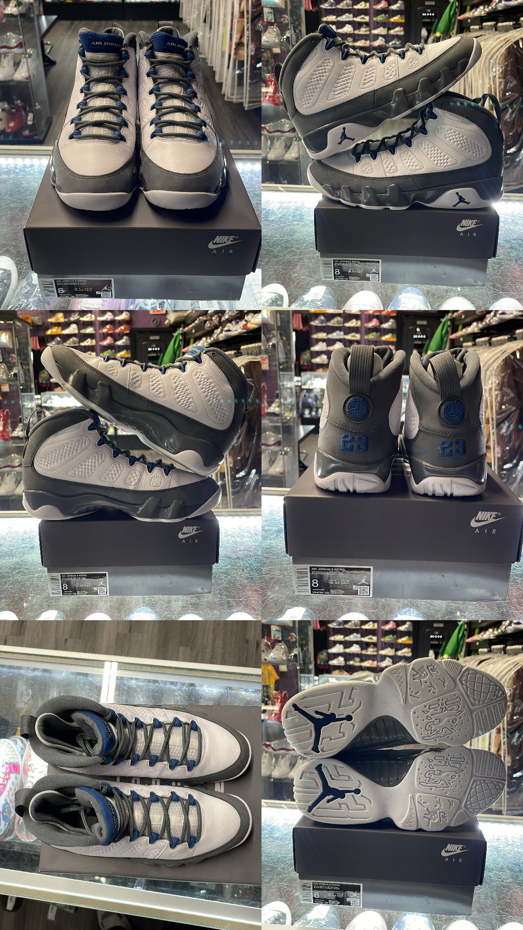 2026 Air Jordan Retro 9 "Flint Grey French Blue"
