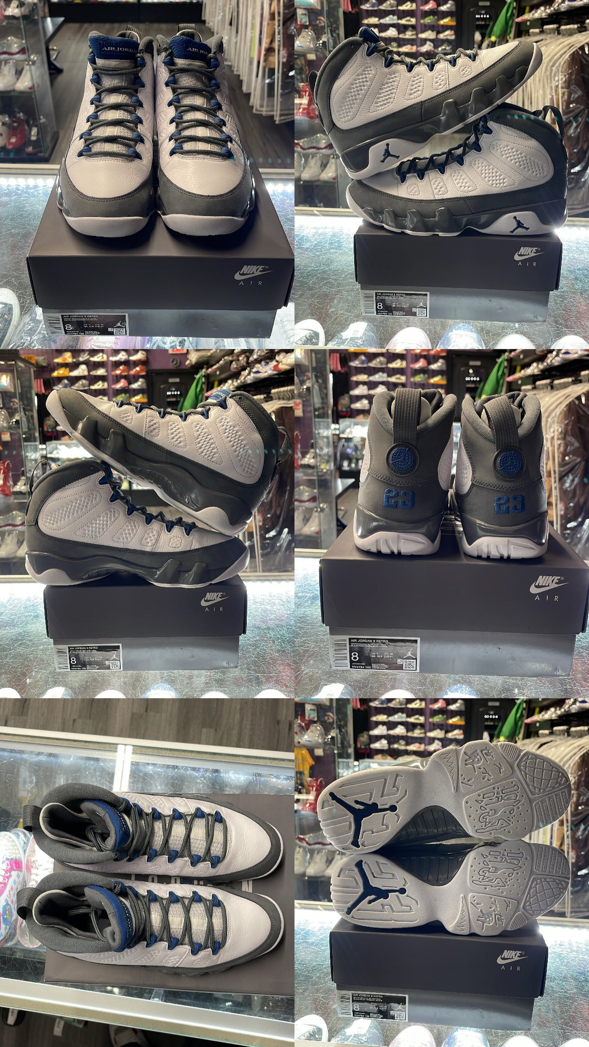 2026 Air Jordan Retro 9 "Flint Grey French Blue"
