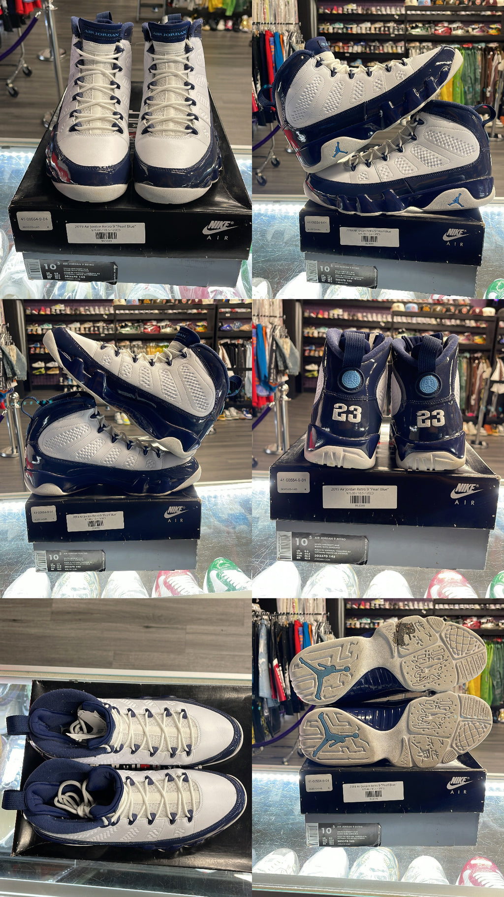 2019 Air Jordan Retro 9 "Pearl Blue"