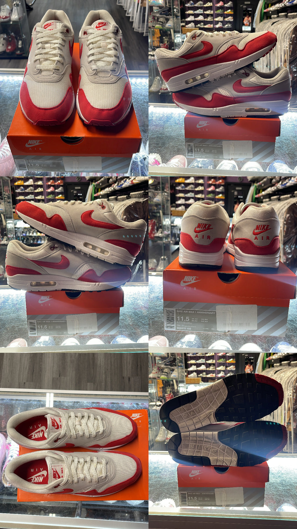 2017 Nike Air Max 1 "Anniversary Red"
