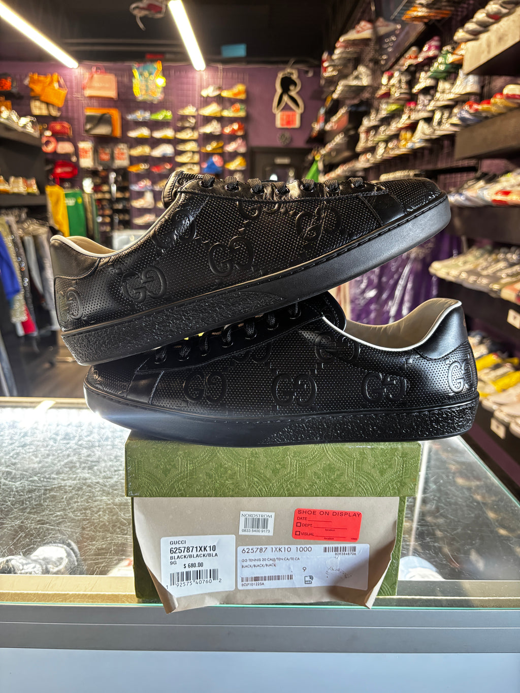 Gucci Ace Low "Black Monogram"
