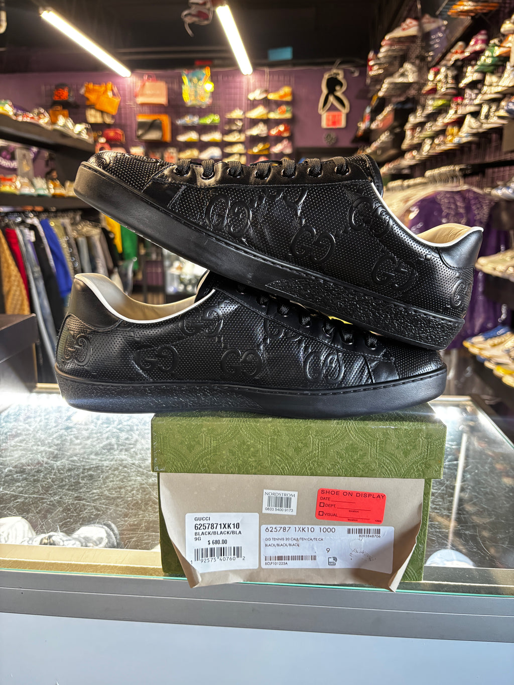 Gucci Ace Low "Black Monogram"