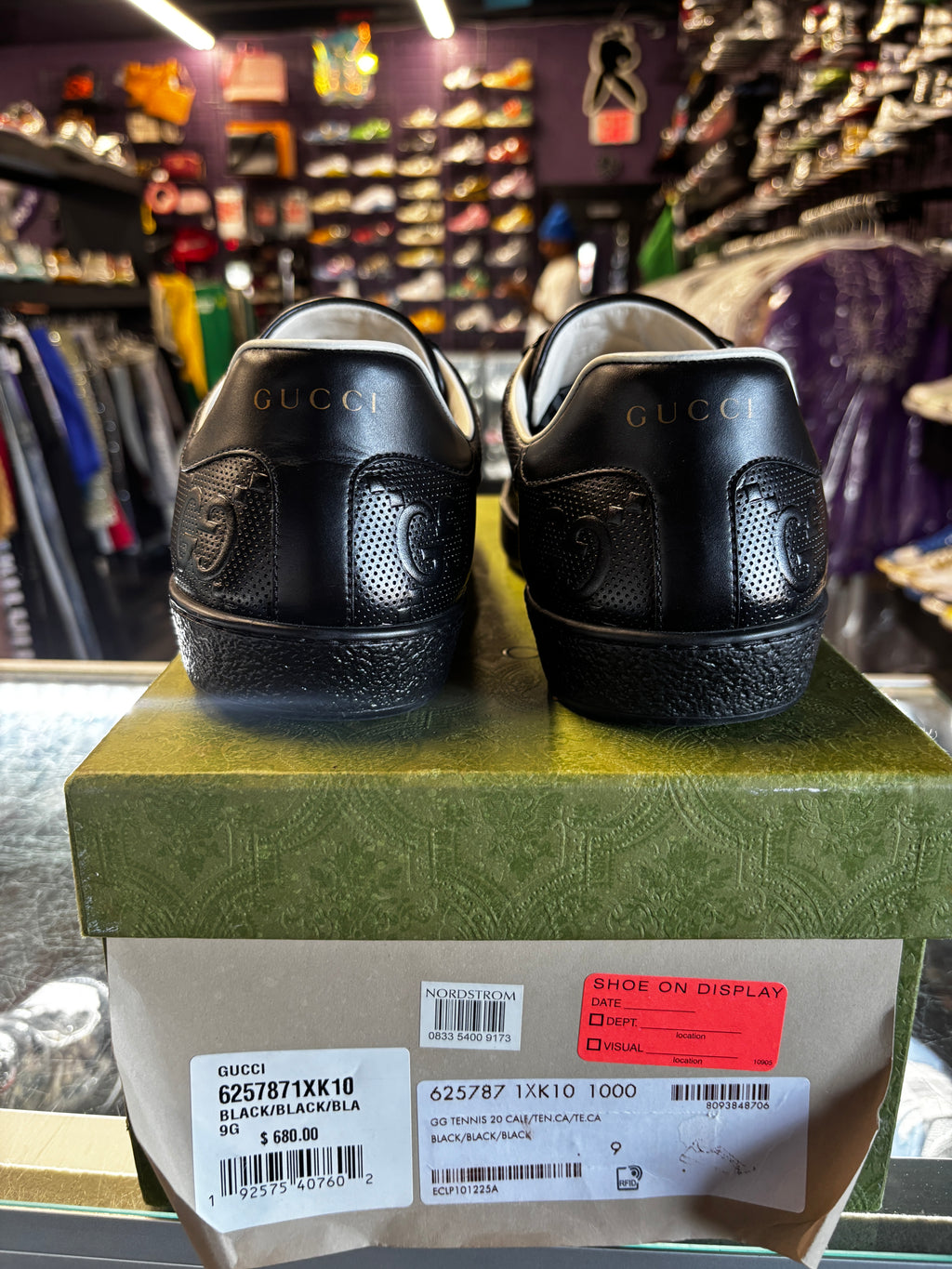 Gucci Ace Low "Black Monogram"