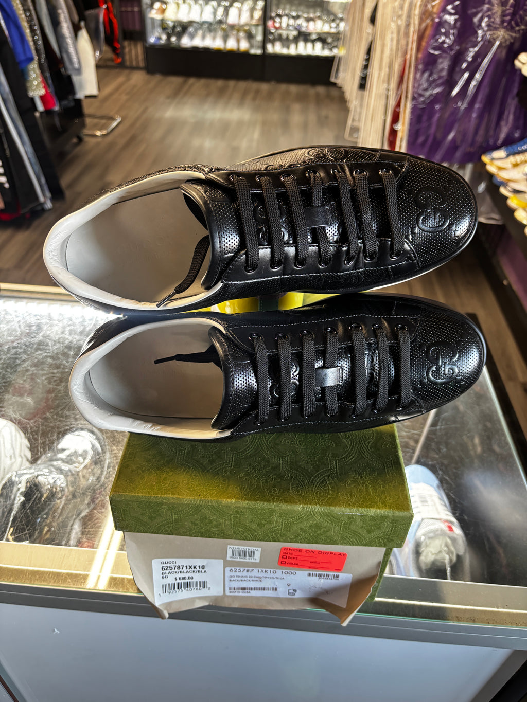 Gucci Ace Low "Black Monogram"