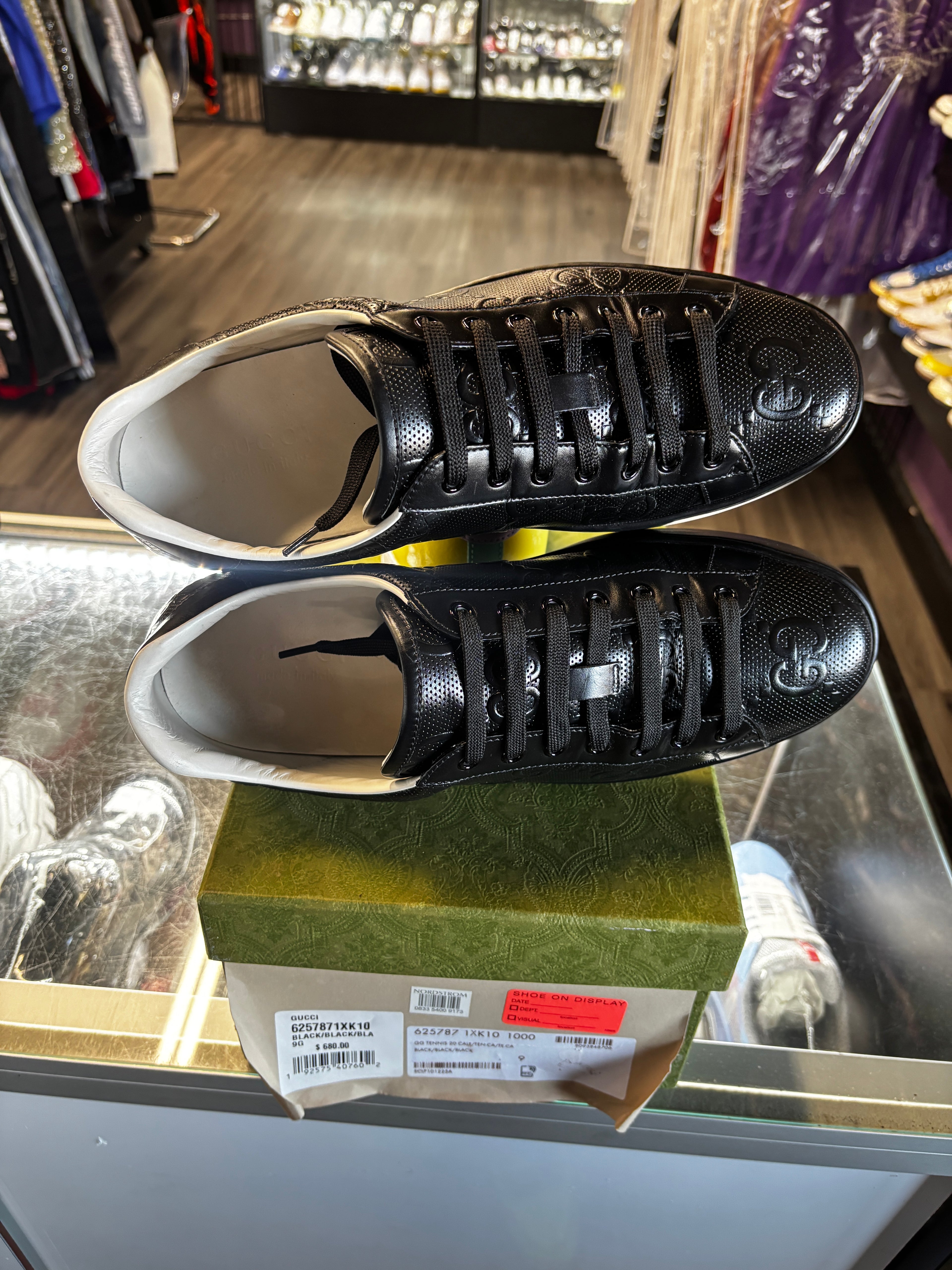 Gucci Ace Low "Black Monogram"