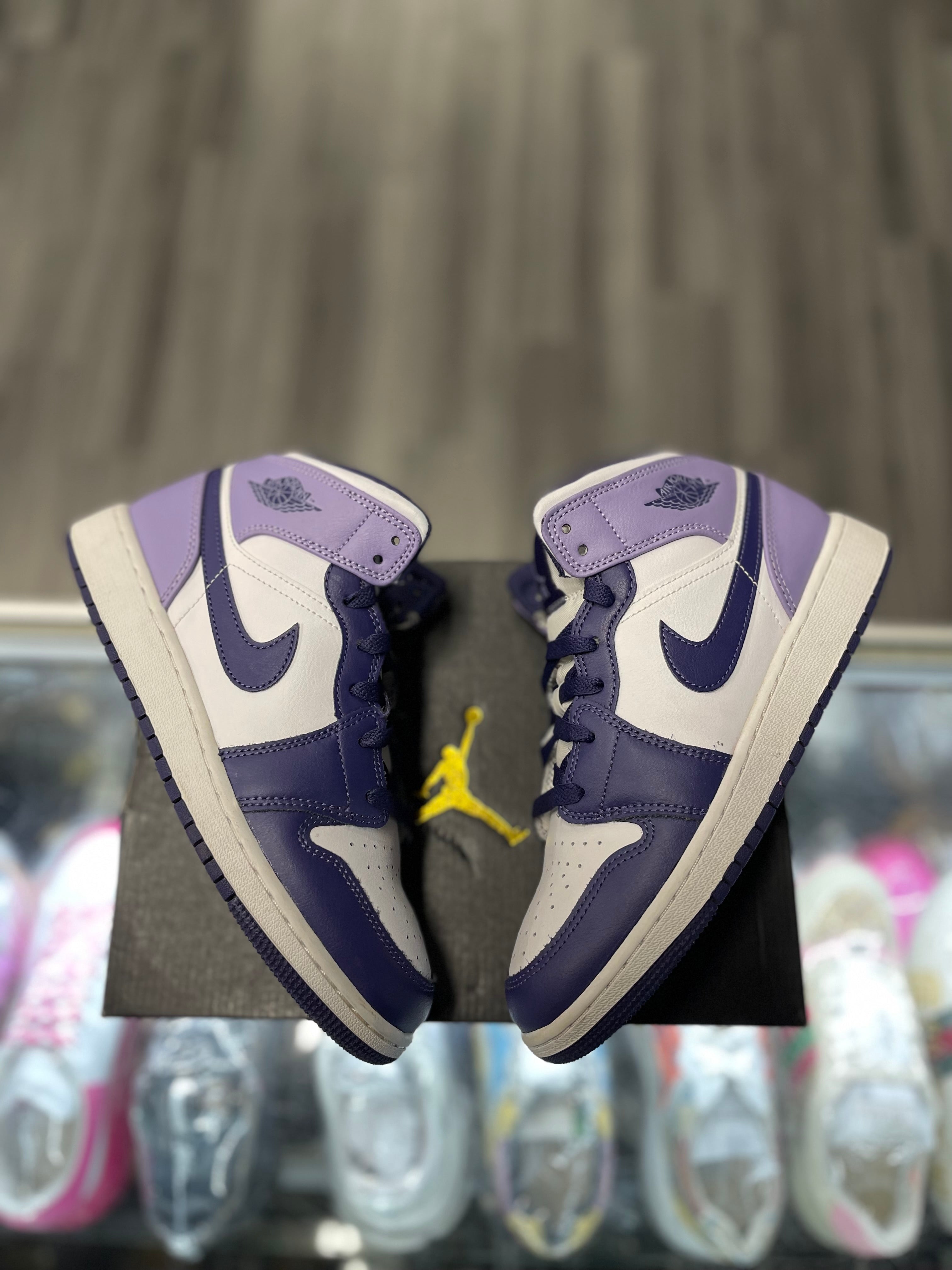 2023 Air Jordan 1 Mid "Sky J Purple" (GS)