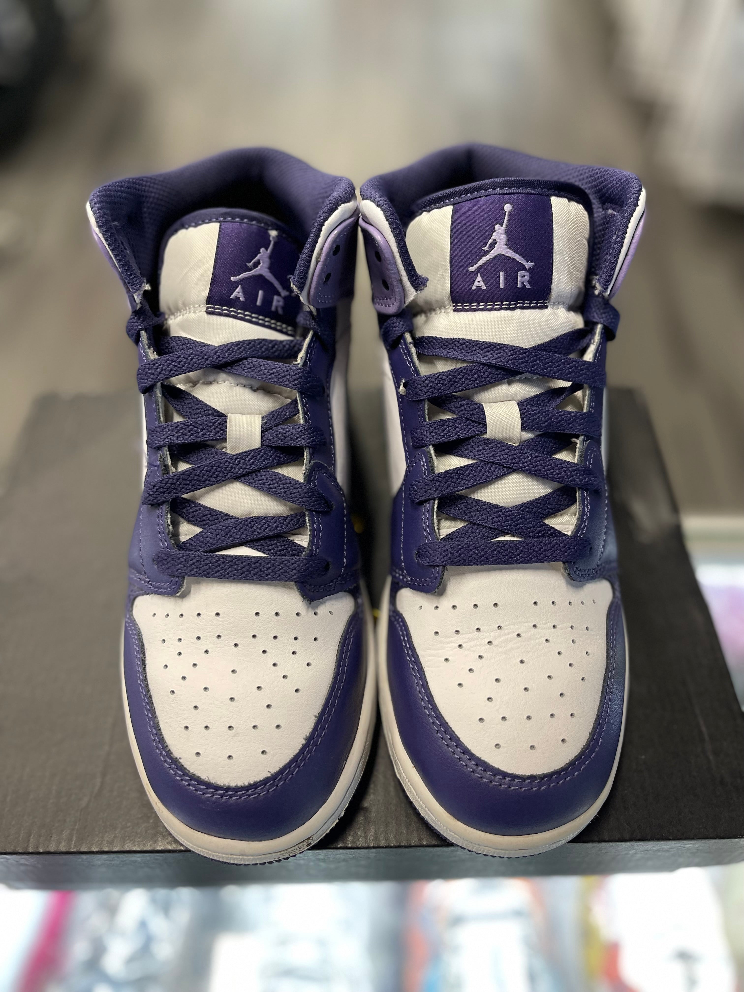 2023 Air Jordan 1 Mid "Sky J Purple" (GS)