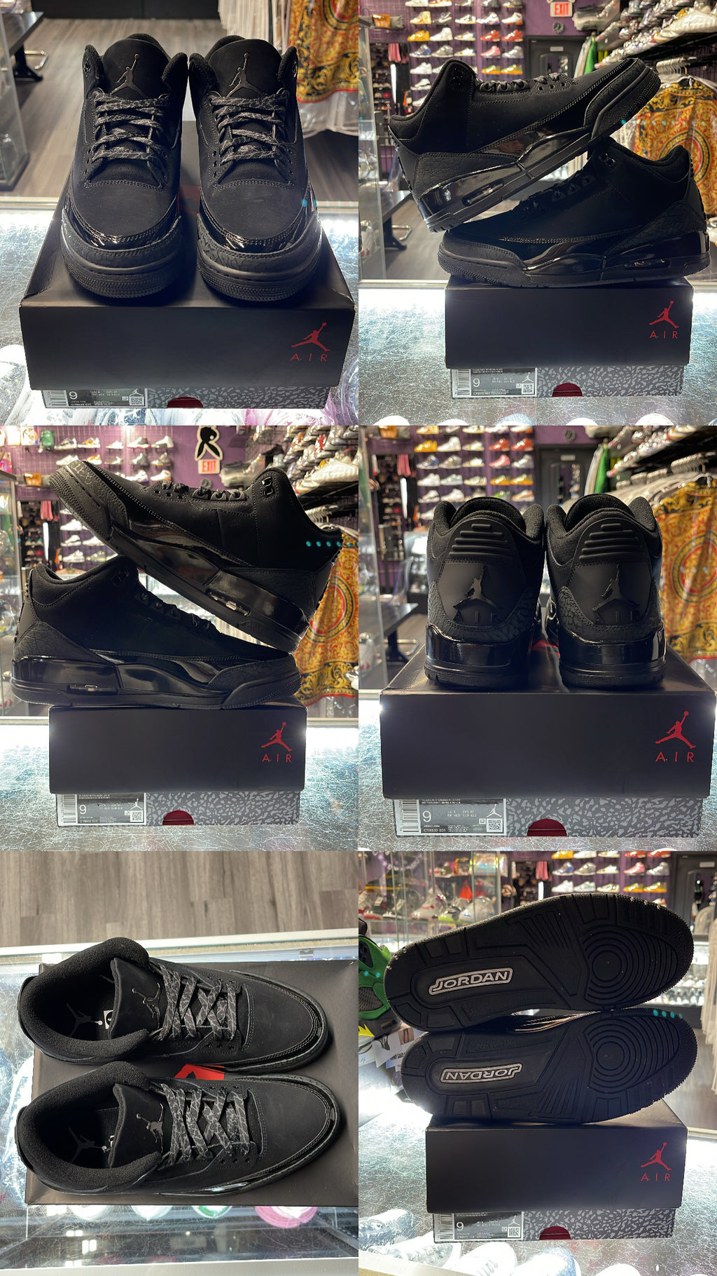 2025 Air Jordan Retro 3 "Black Cat"