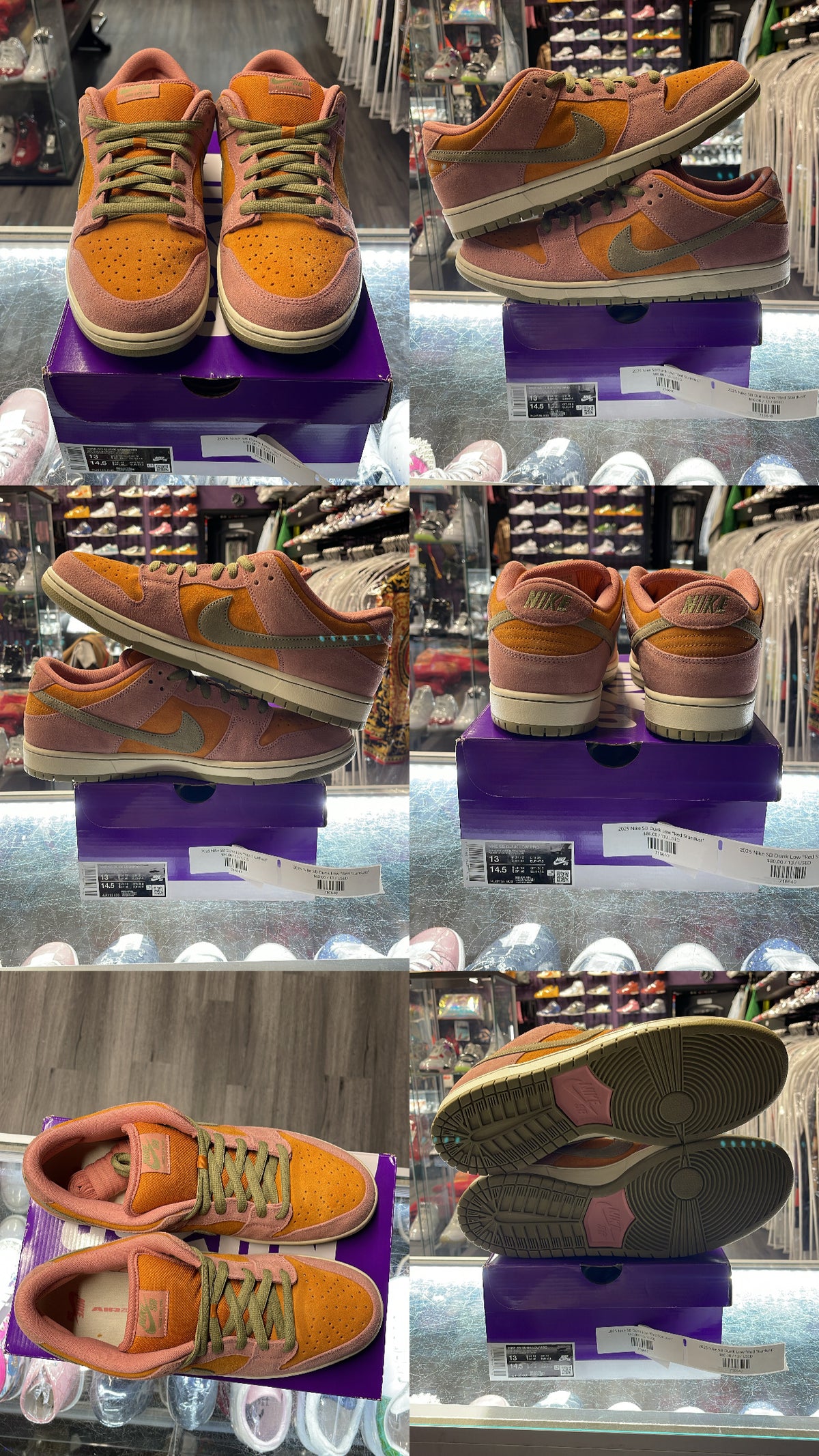 2025 Nike SB Dunk Low "Red Stardust"