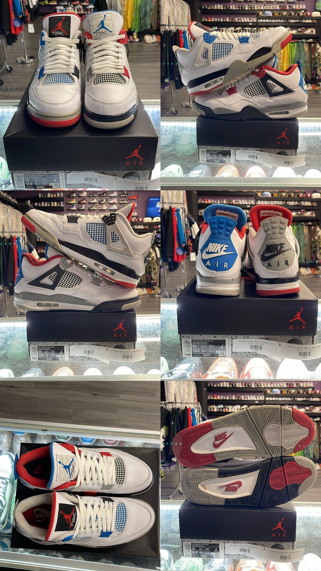 2019 Air Jordan Retro 4 "What The"