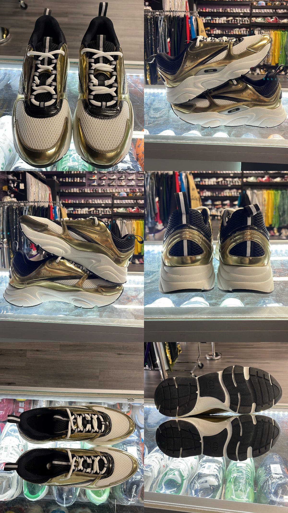 Christian Dior B22 "Gold White Black"