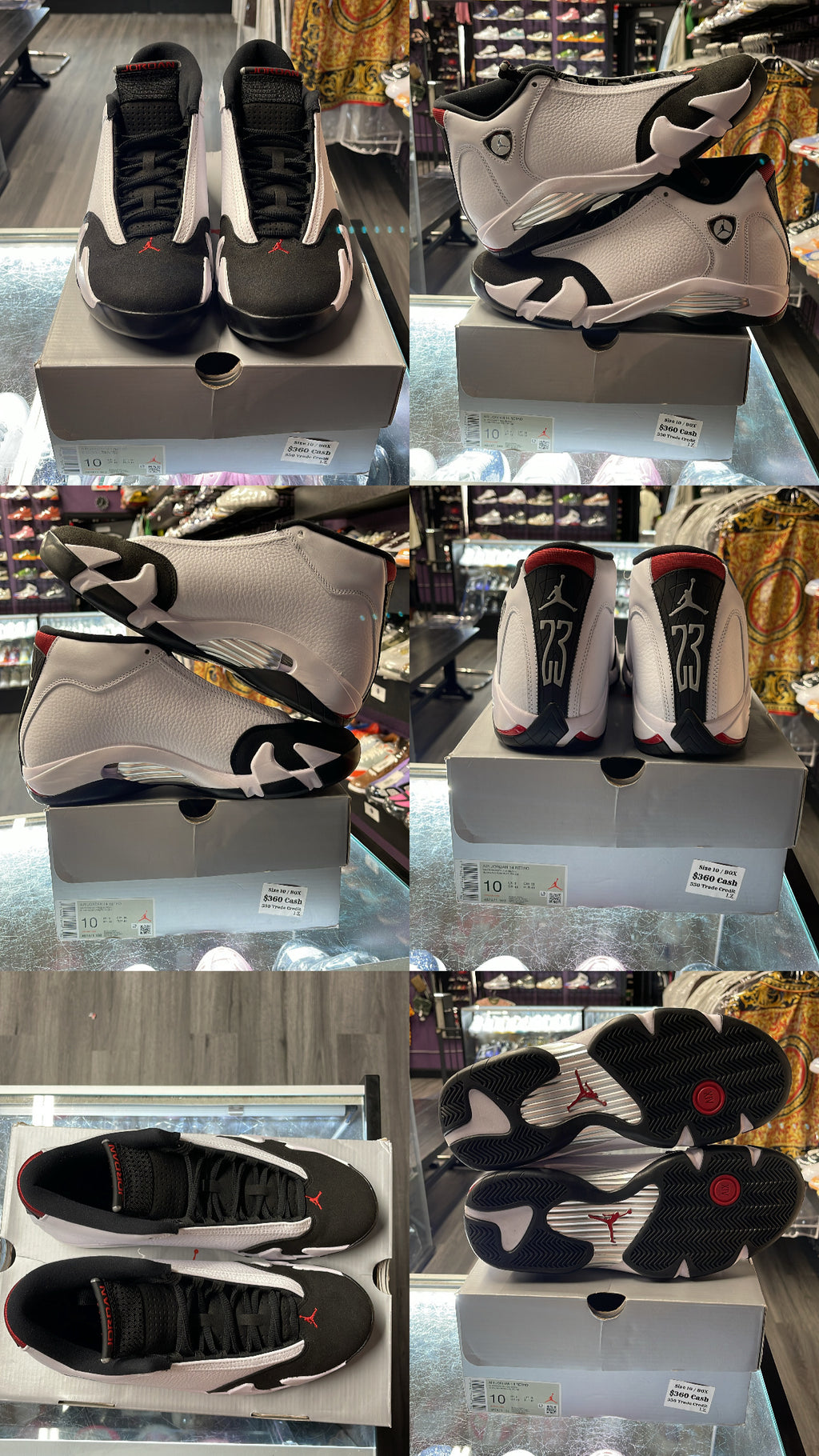 2024 Air Jordan Retro 14 "Black Toe"
