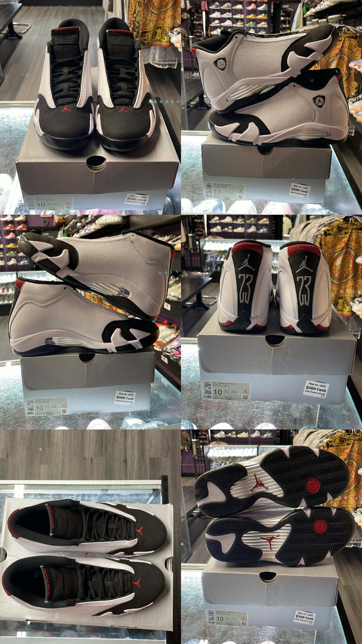 2024 Air Jordan Retro 14 "Black Toe"