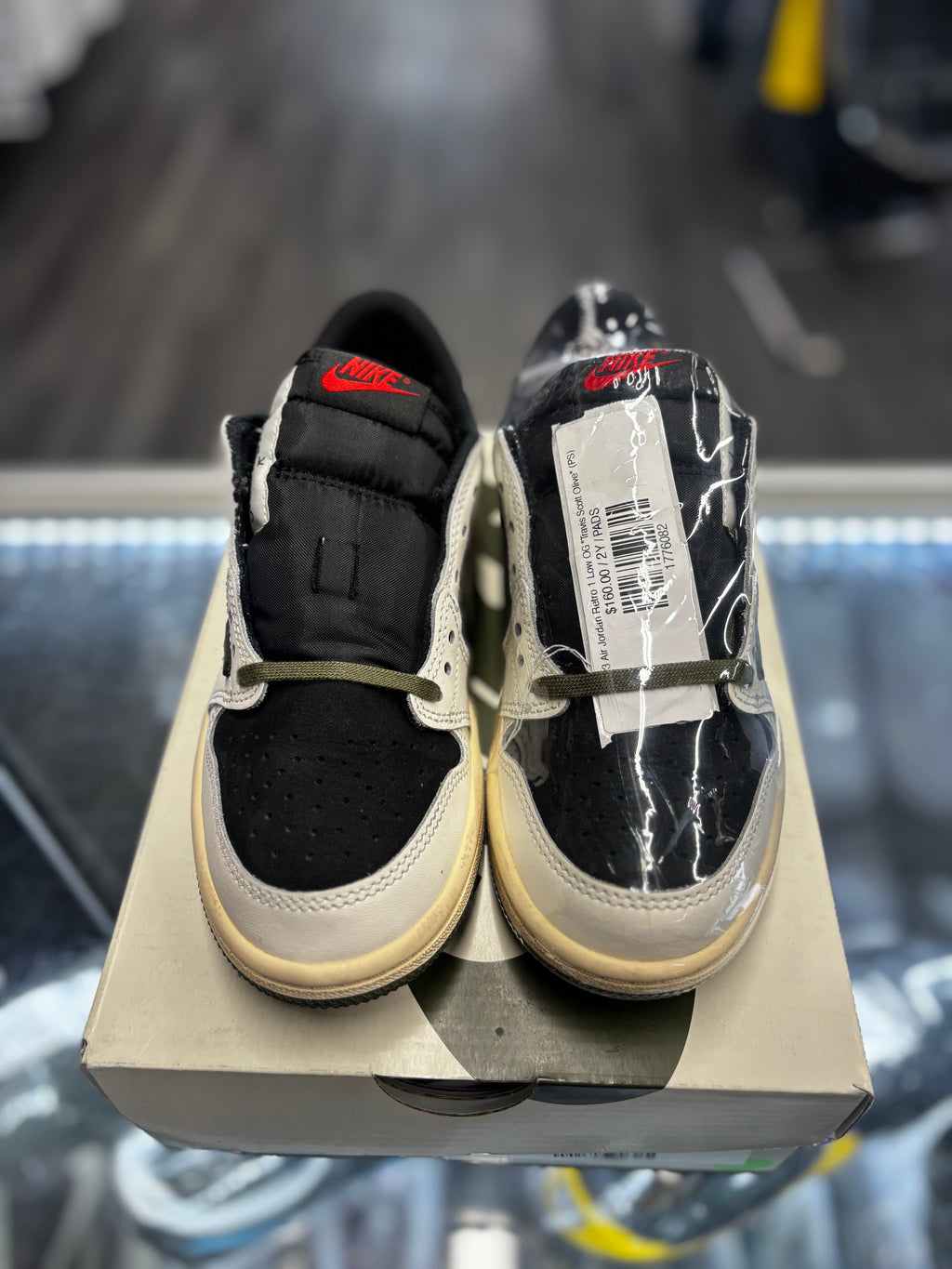 2023 Air Jordan Retro 1 Low OG "Travis Scott Olive" (PS)