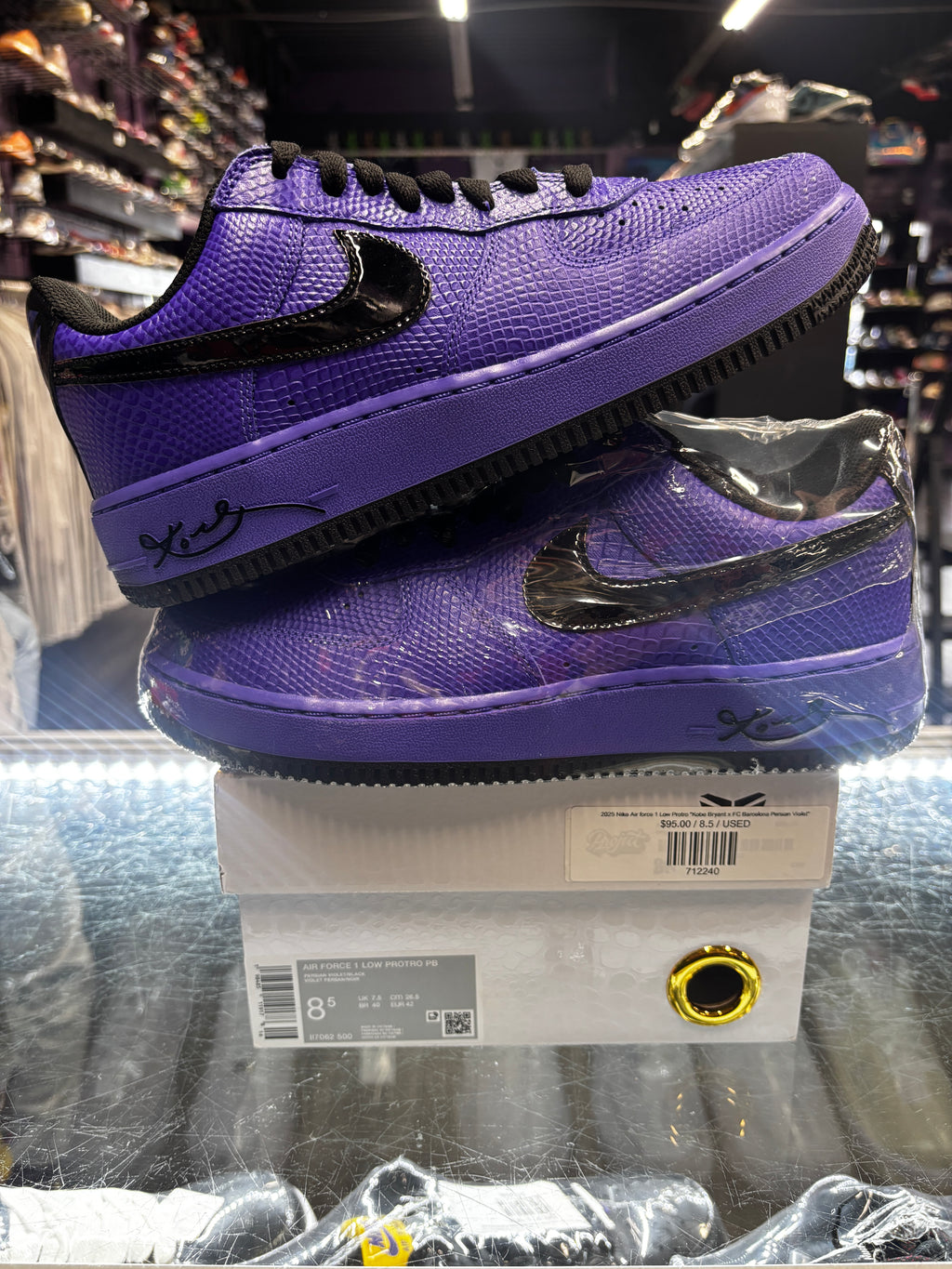 2025 Nike Air force 1 Low Protro "Kobe Bryant x FC Barcelona Persian Violet"