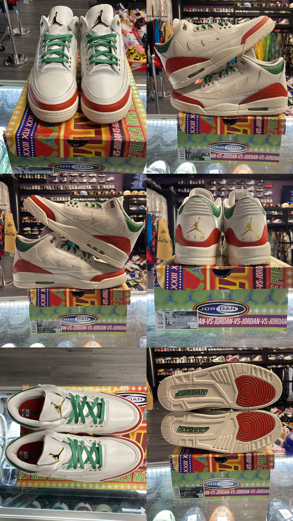 2025 Air Jordan Retro 3 "El Vuelo Summit White"