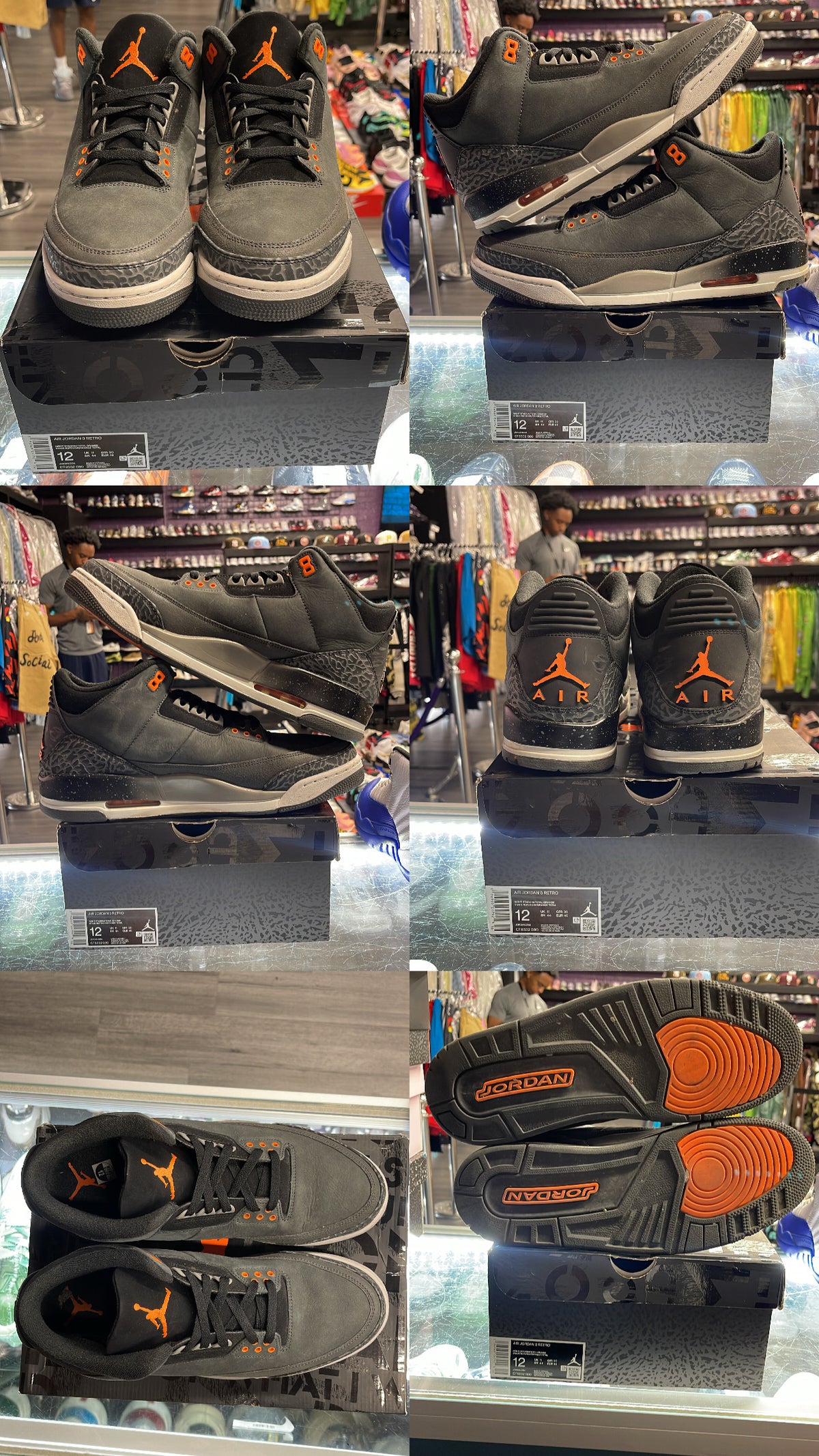 2023 Air Jordan Retro 3 "Fear"