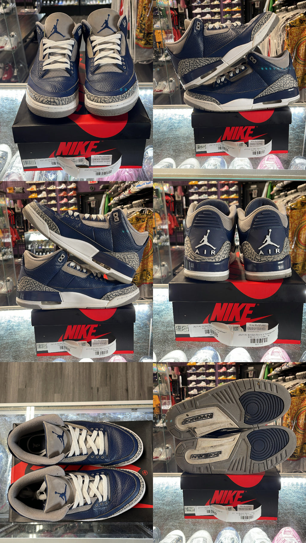 2021 Air Jordan Retro 3 "Georgetown"