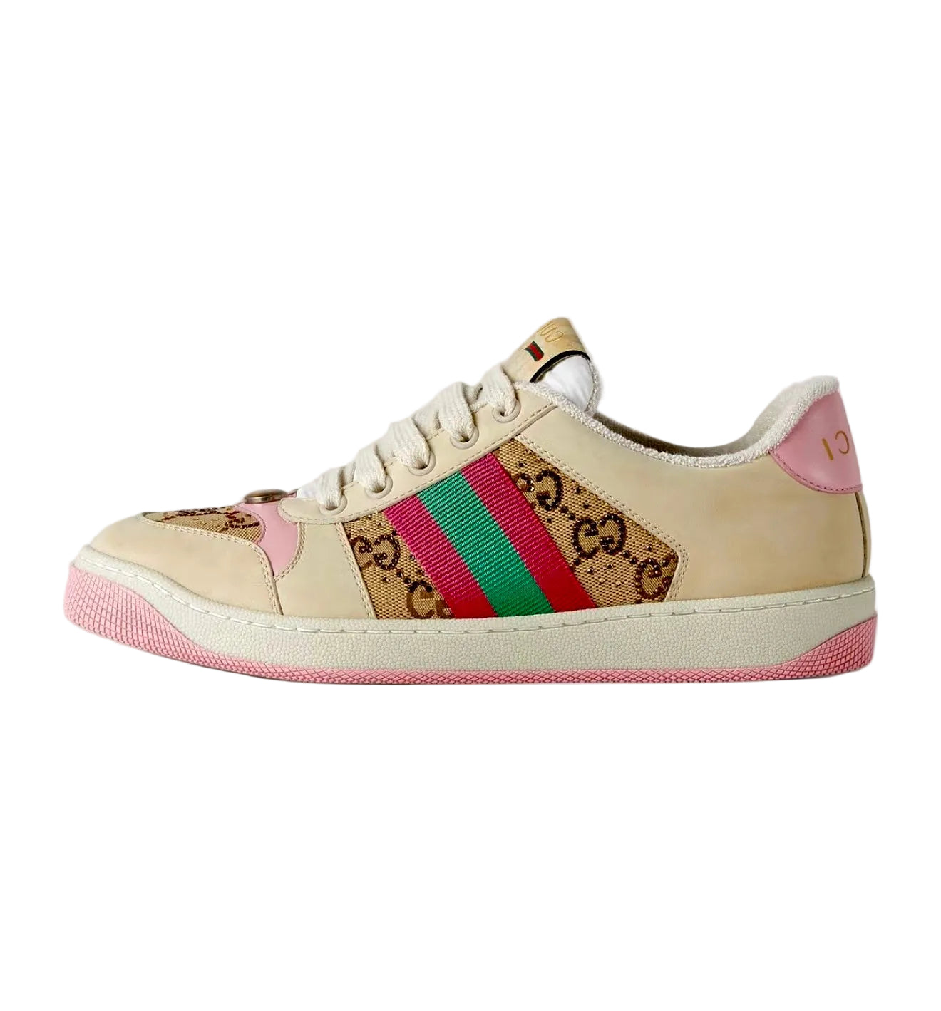 Gucci GG Crystal Embellished Canvas Sneaker Low