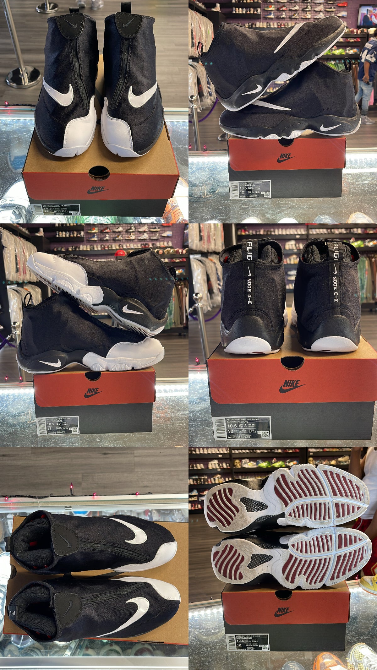 2026 Nike Air Zoom Flight The Glove OG "Black White"