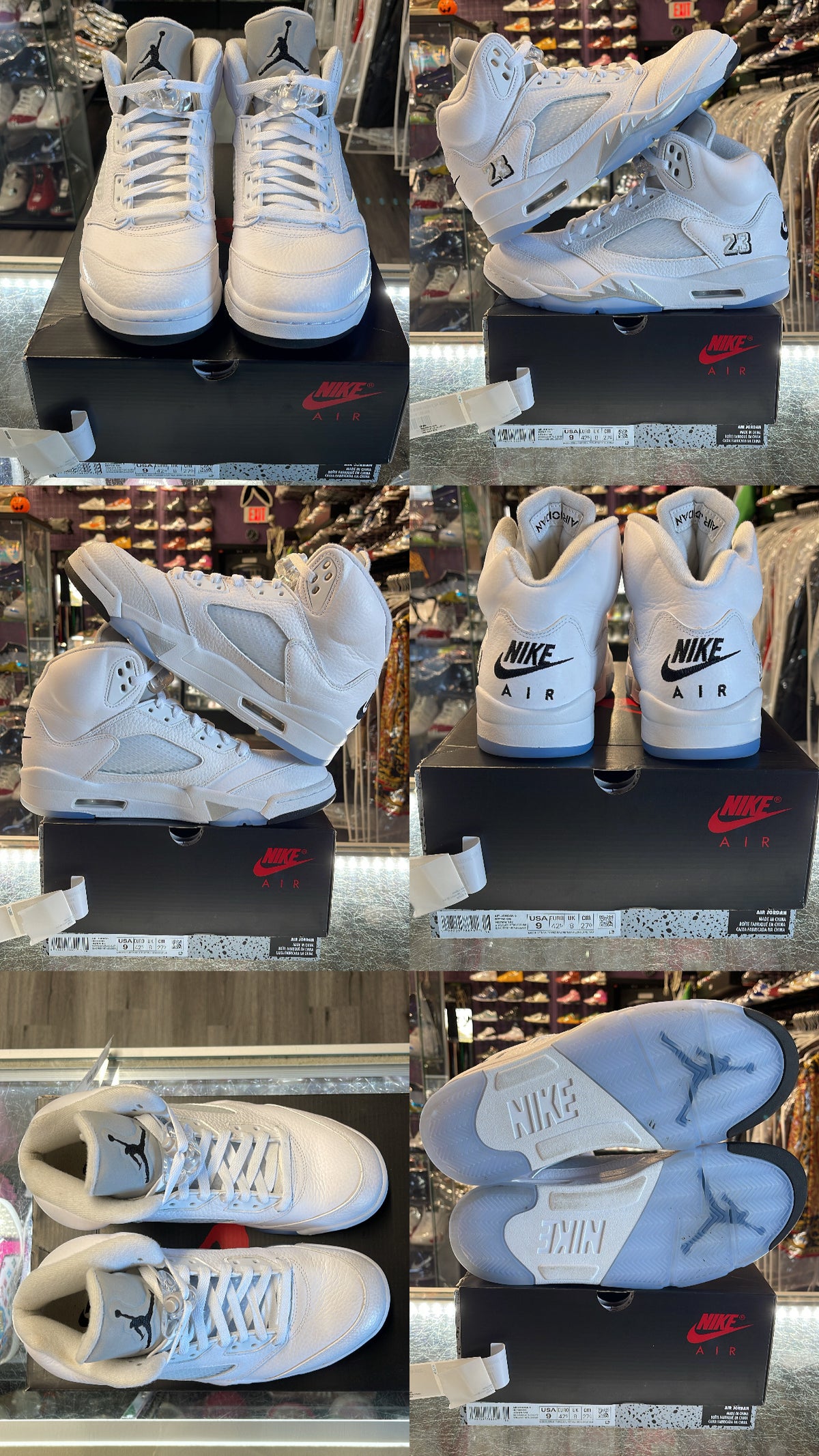 2026 Air Jordan Retro 5 "White Metallic"