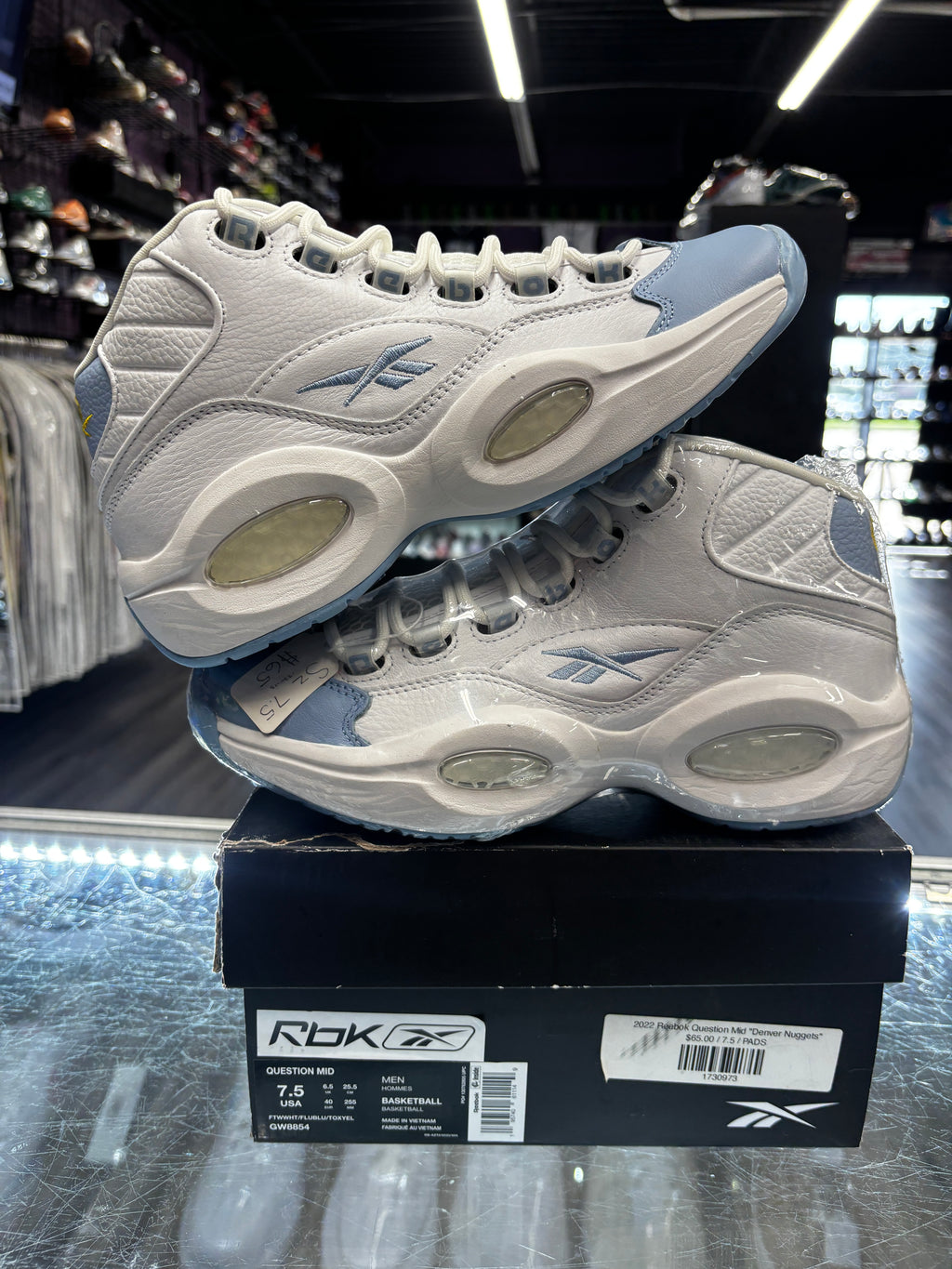 2022 Reebok Question Mid "Denver Nuggets"