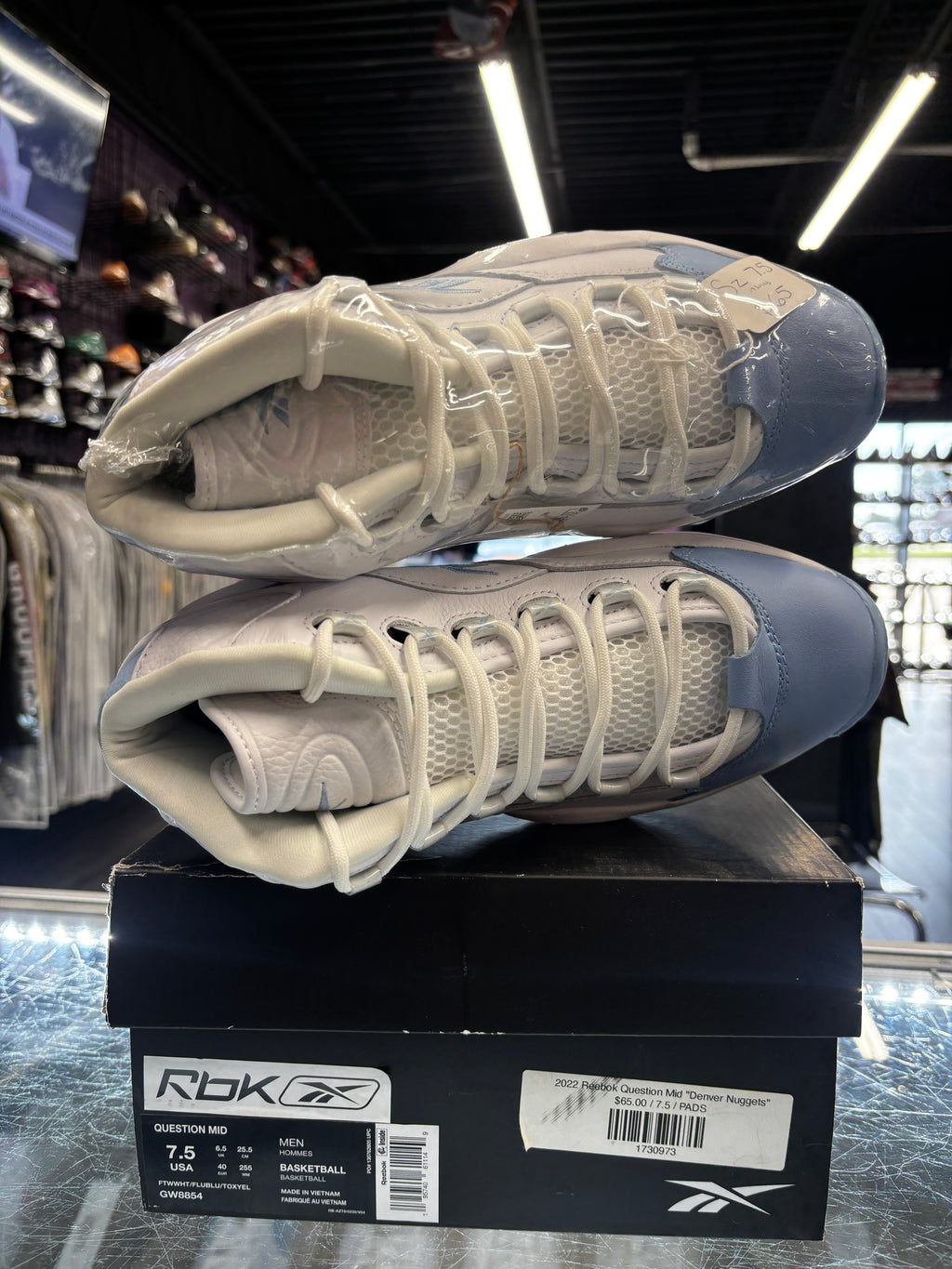 2022 Reebok Question Mid "Denver Nuggets"