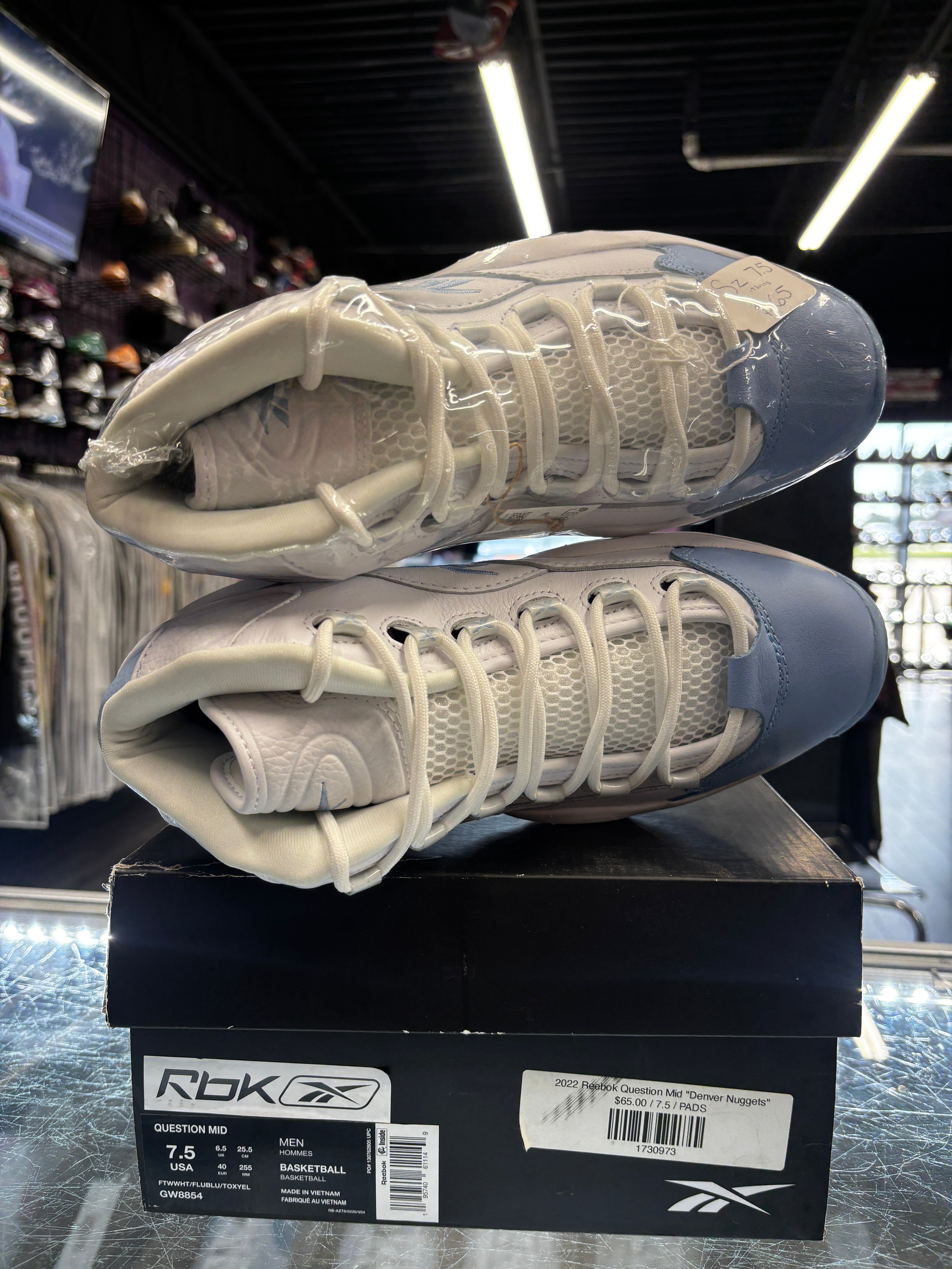 2022 Reebok Question Mid "Denver Nuggets"