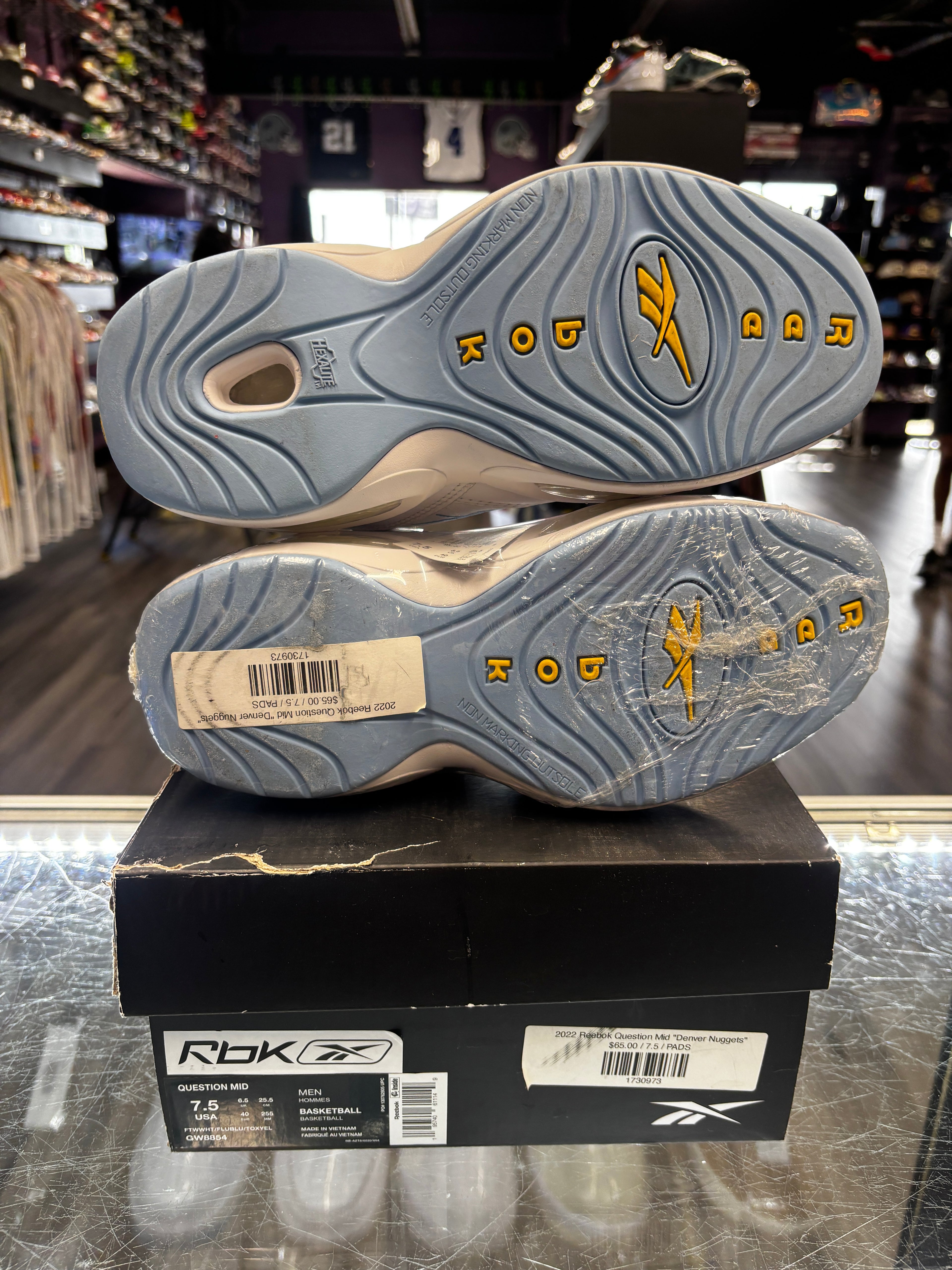 2022 Reebok Question Mid "Denver Nuggets"