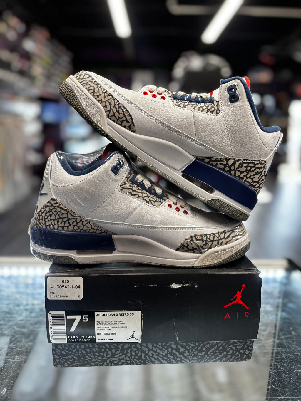 2016 Air Jordan Retro 3 "True Blue"