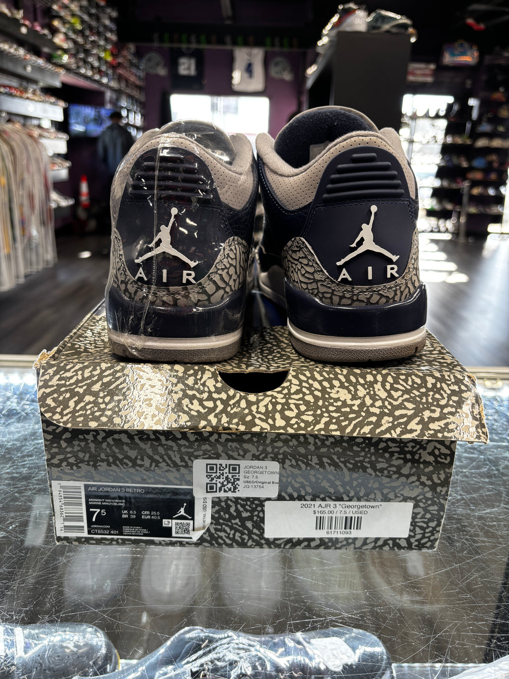 2021 Air Jordan Retro 3 "Georgetown"