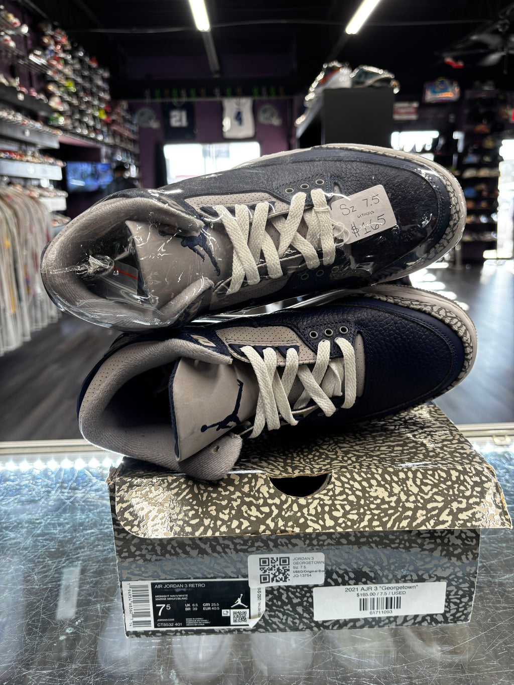 2021 Air Jordan Retro 3 "Georgetown"