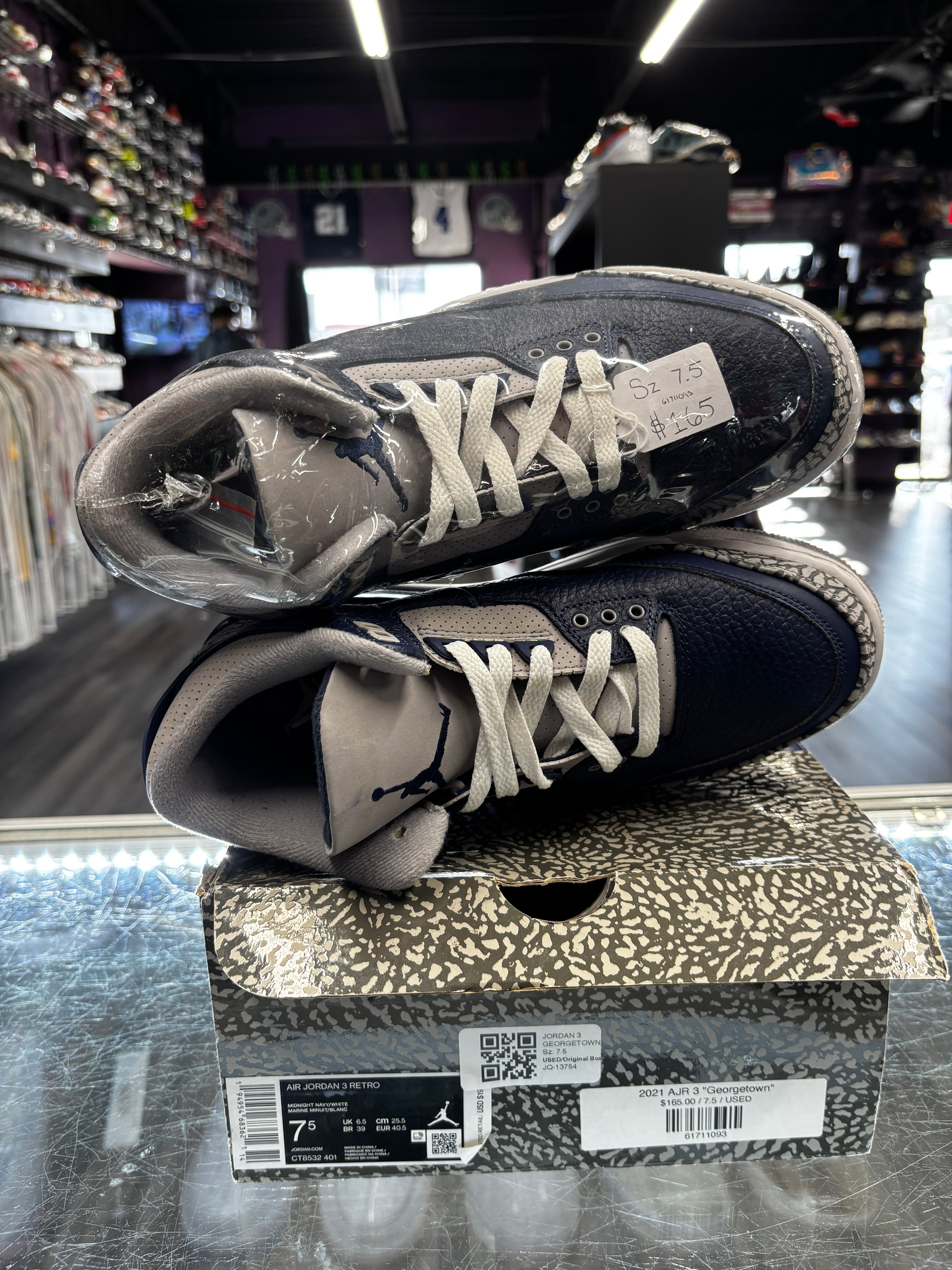 2021 Air Jordan Retro 3 "Georgetown"