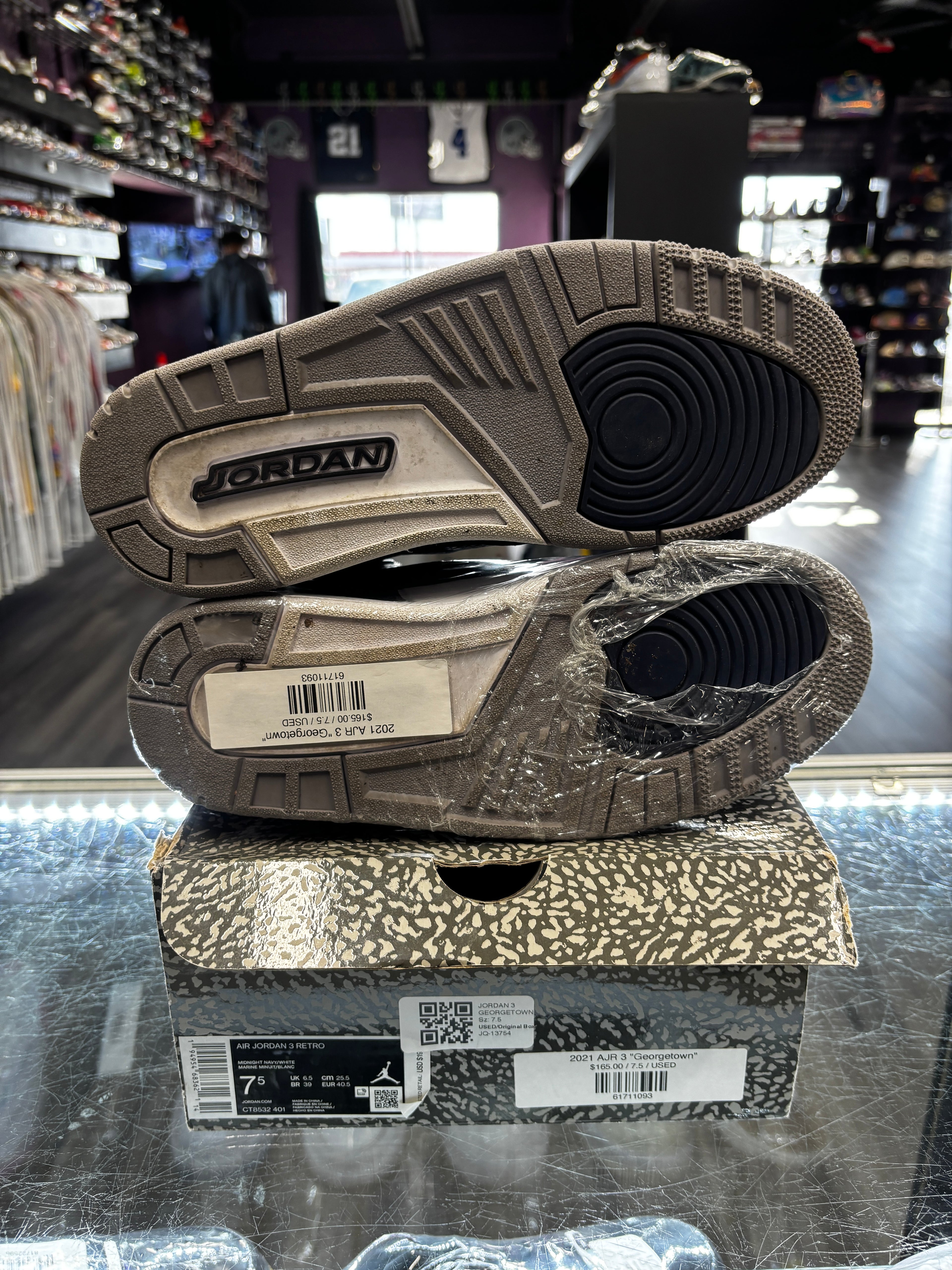 2021 Air Jordan Retro 3 "Georgetown"