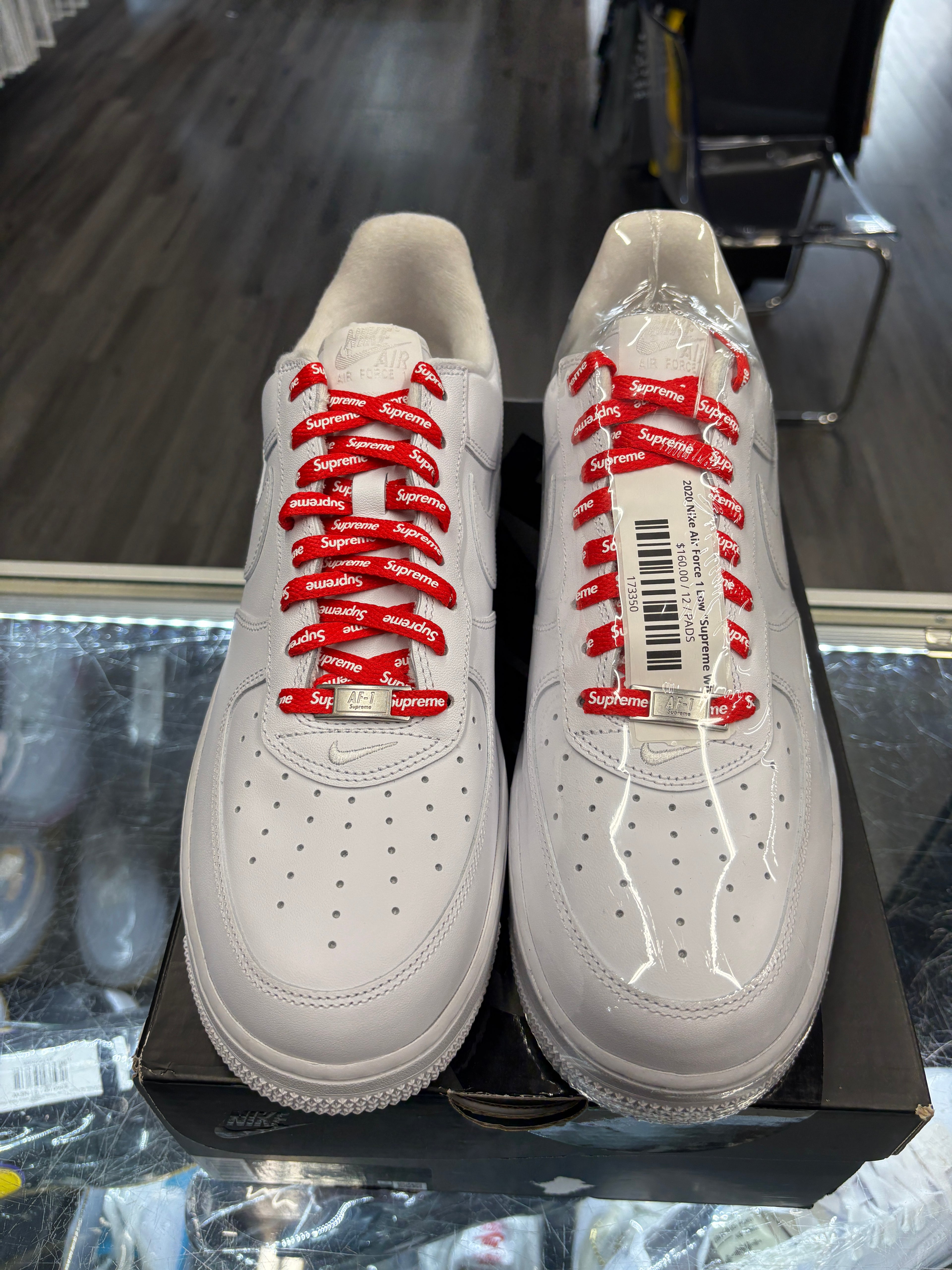 2020 Nike Air Force 1 Low "Supreme White"