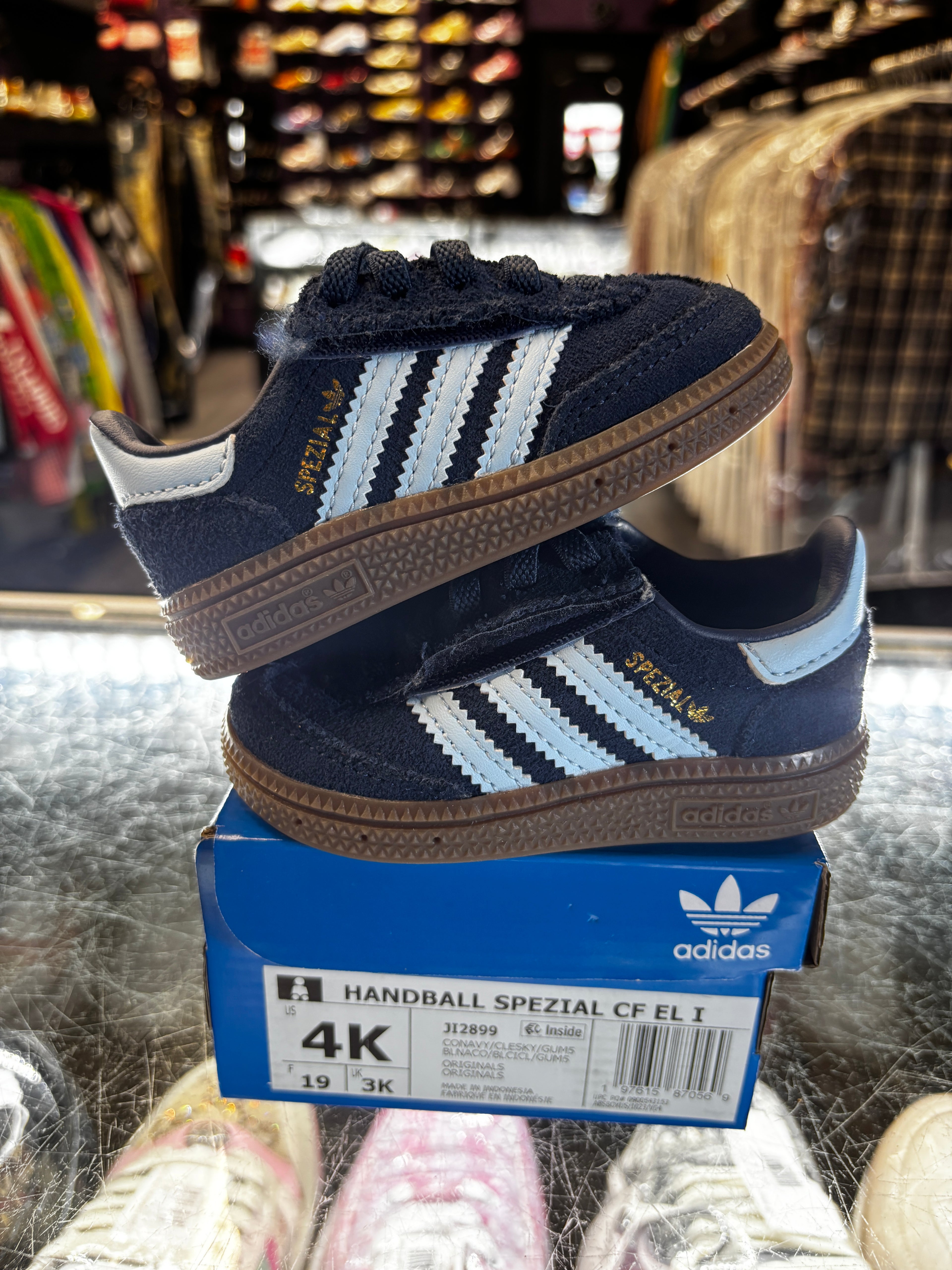 Adidas Handball Spezial Elastic "Collegiate Navy Clear Sky (TD)