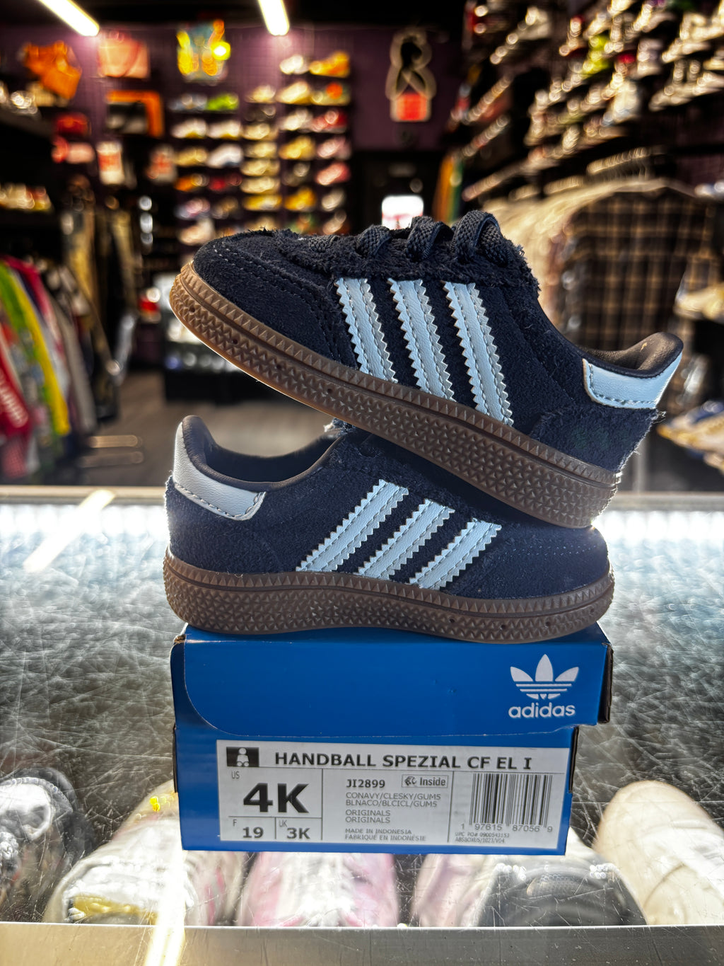 Adidas Handball Spezial Elastic "Collegiate Navy Clear Sky (TD)