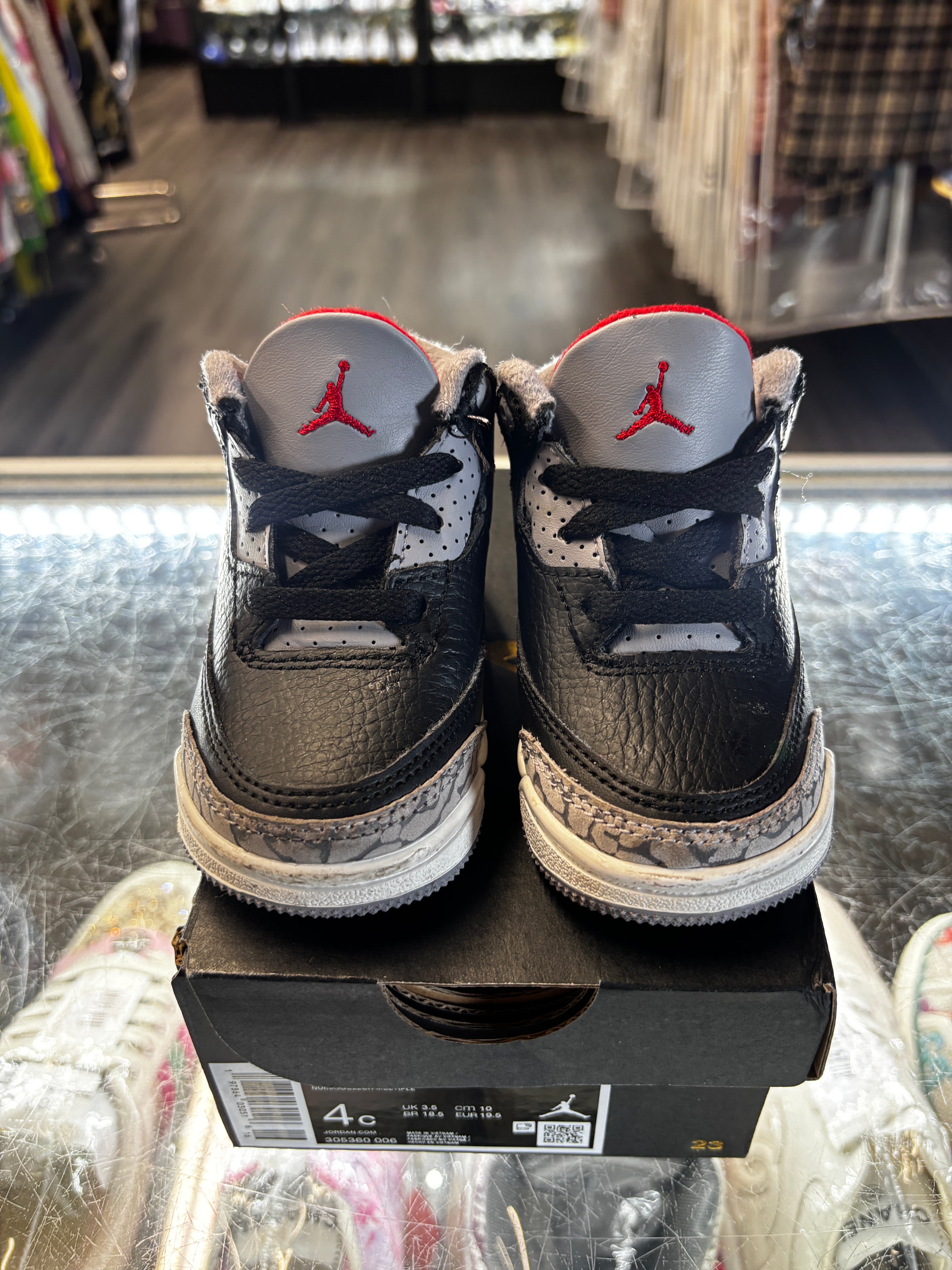 2024 Air Jordan Retro 3 "Black Cement" (TD)