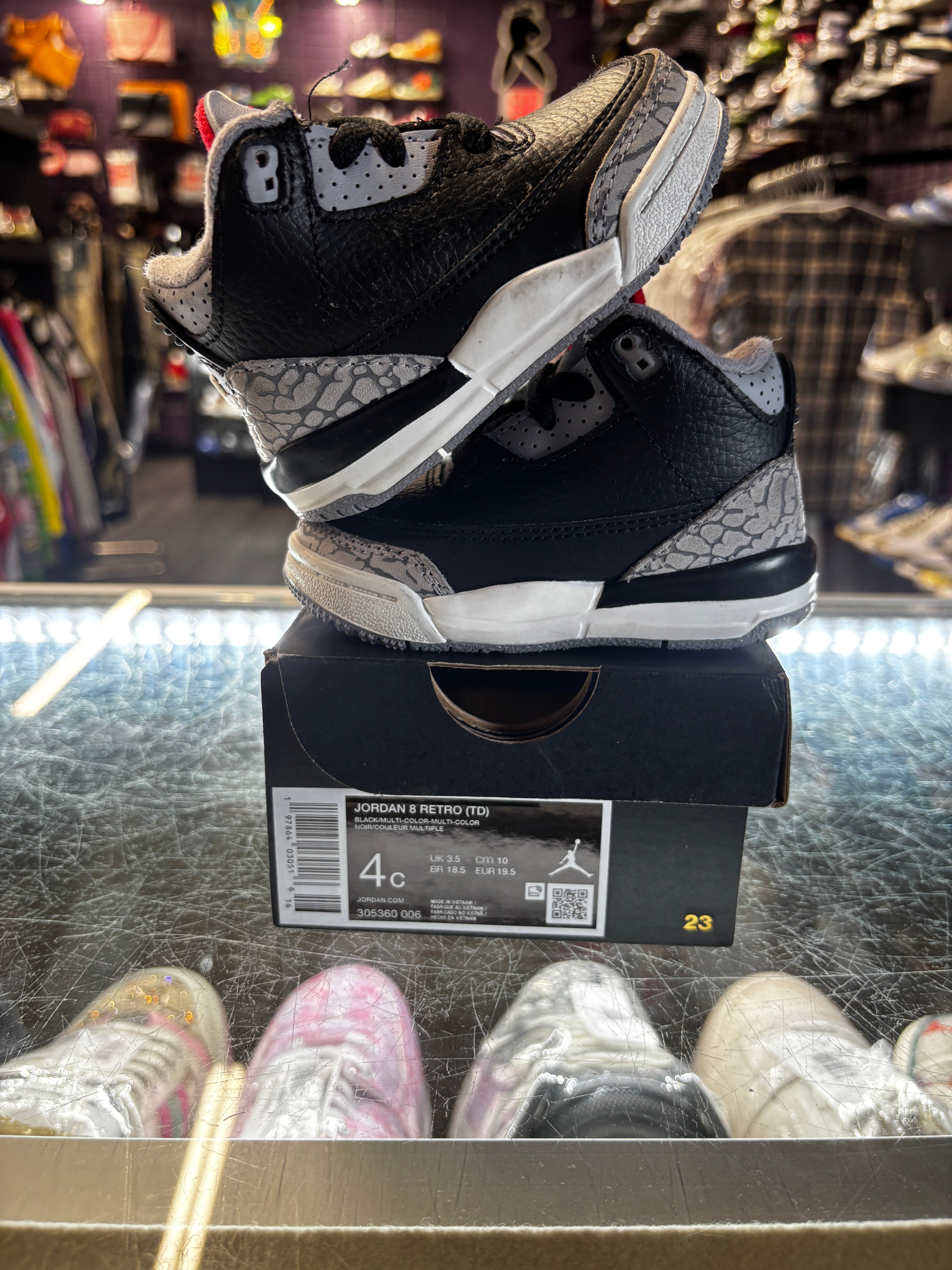 2024 Air Jordan Retro 3 "Black Cement" (TD)