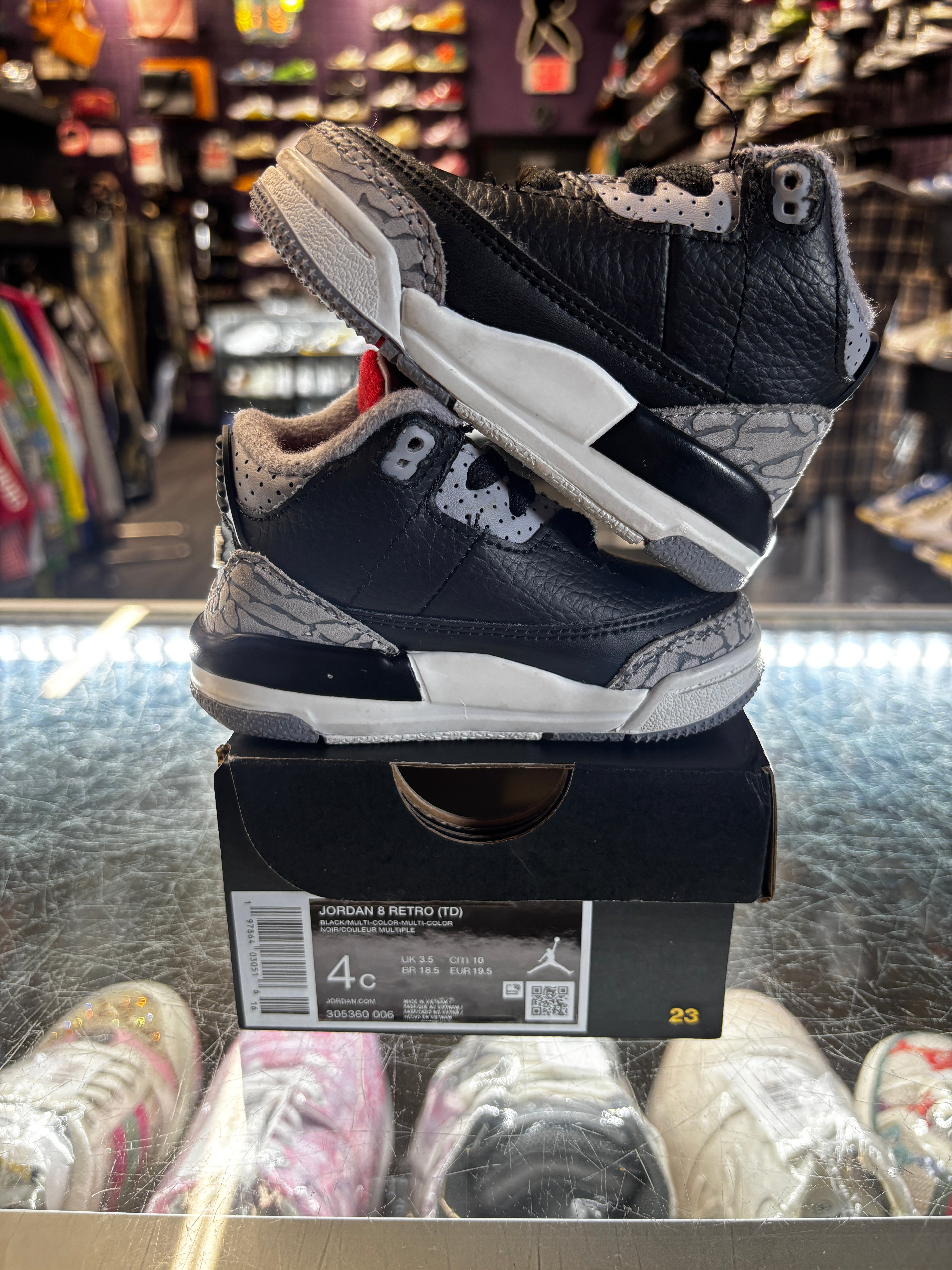 2024 Air Jordan Retro 3 "Black Cement" (TD)
