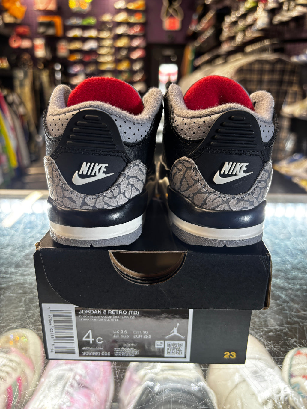 2024 Air Jordan Retro 3 "Black Cement" (TD)