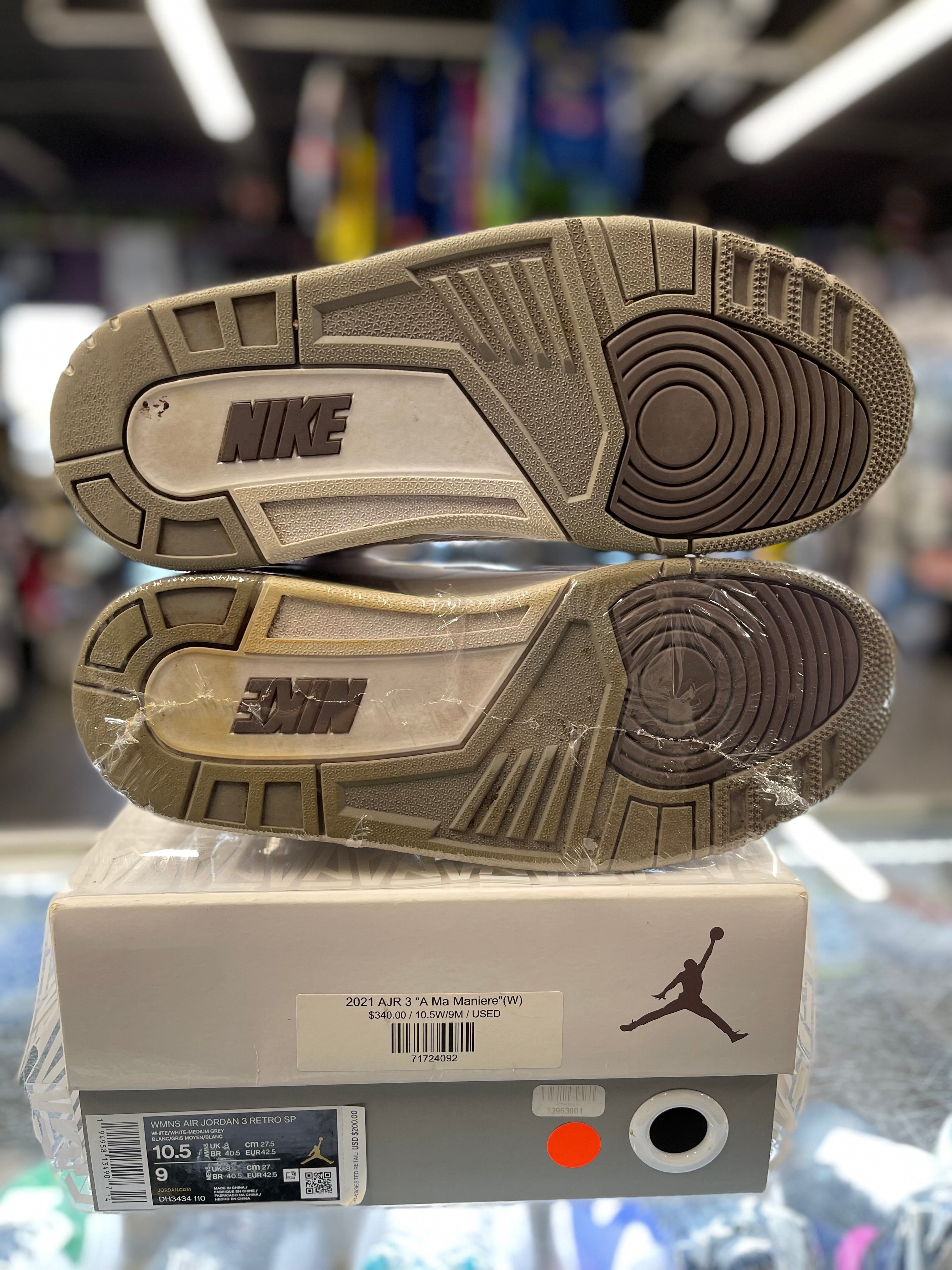 2021 Air Jordan Retro 3 "A Ma Maniere"(W)