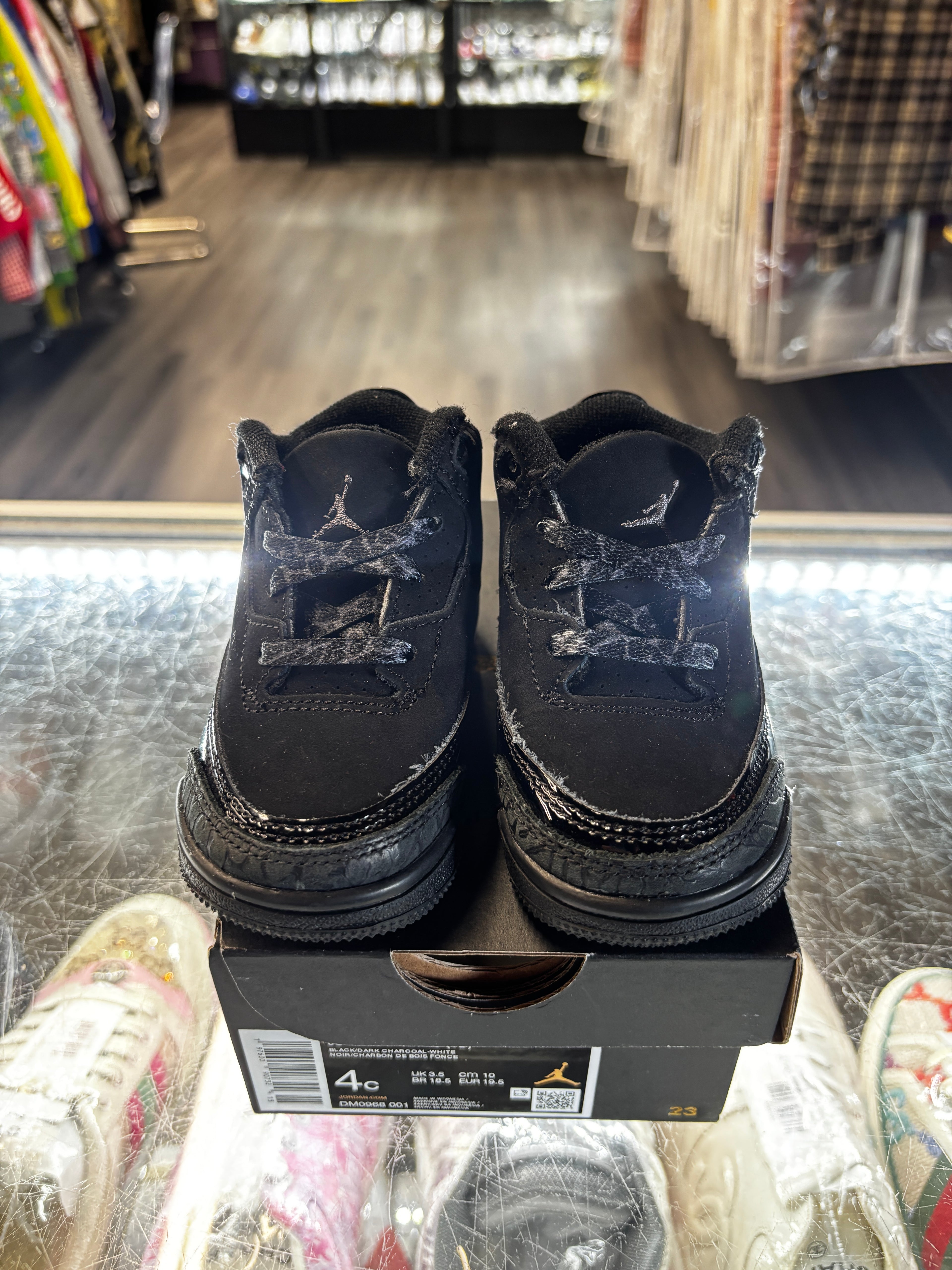 2025 Air Jordan Retro 3 "Black Cat" (TD)