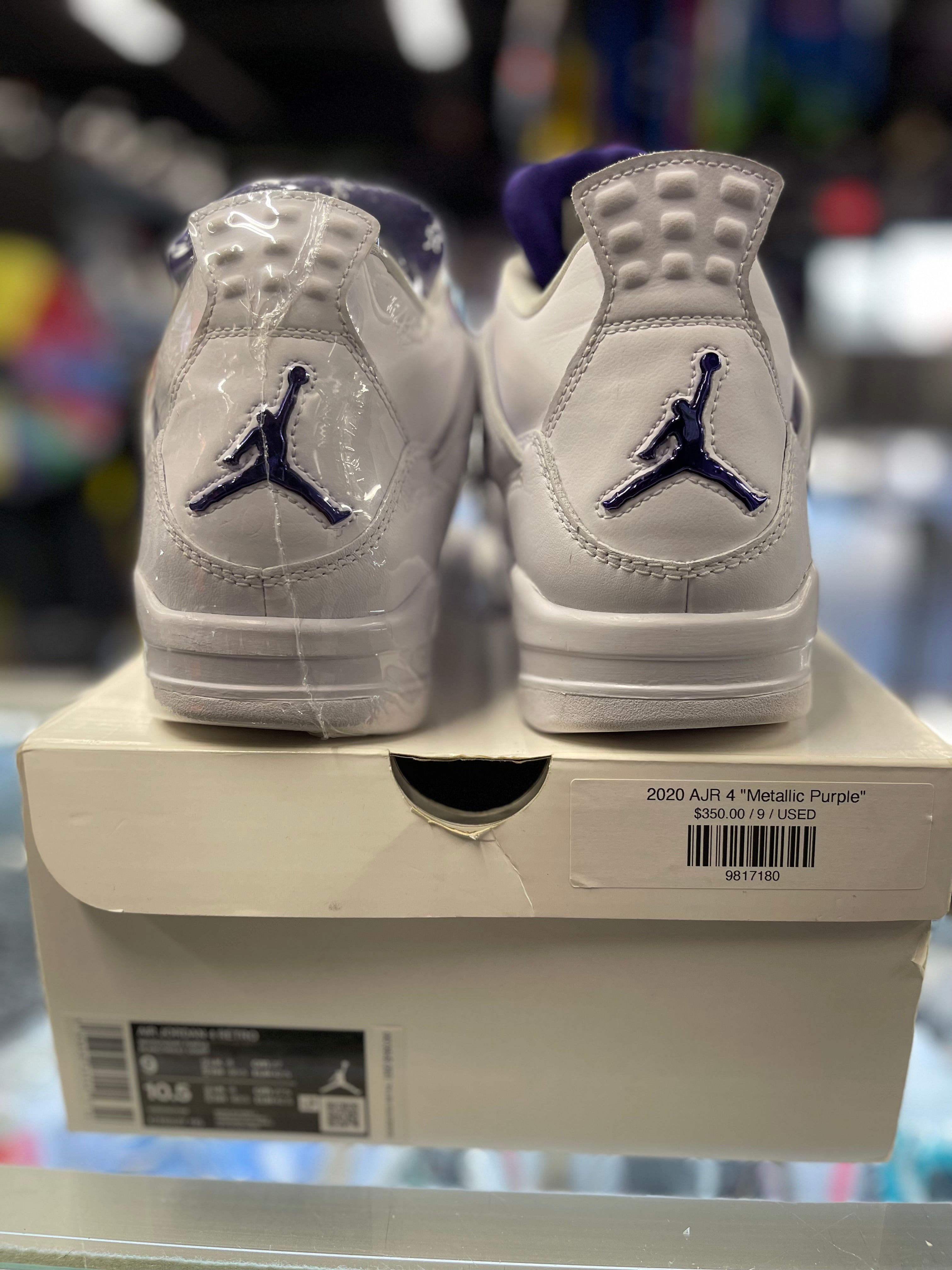 2020 Air Jordan Retro 4 "Metallic Purple"